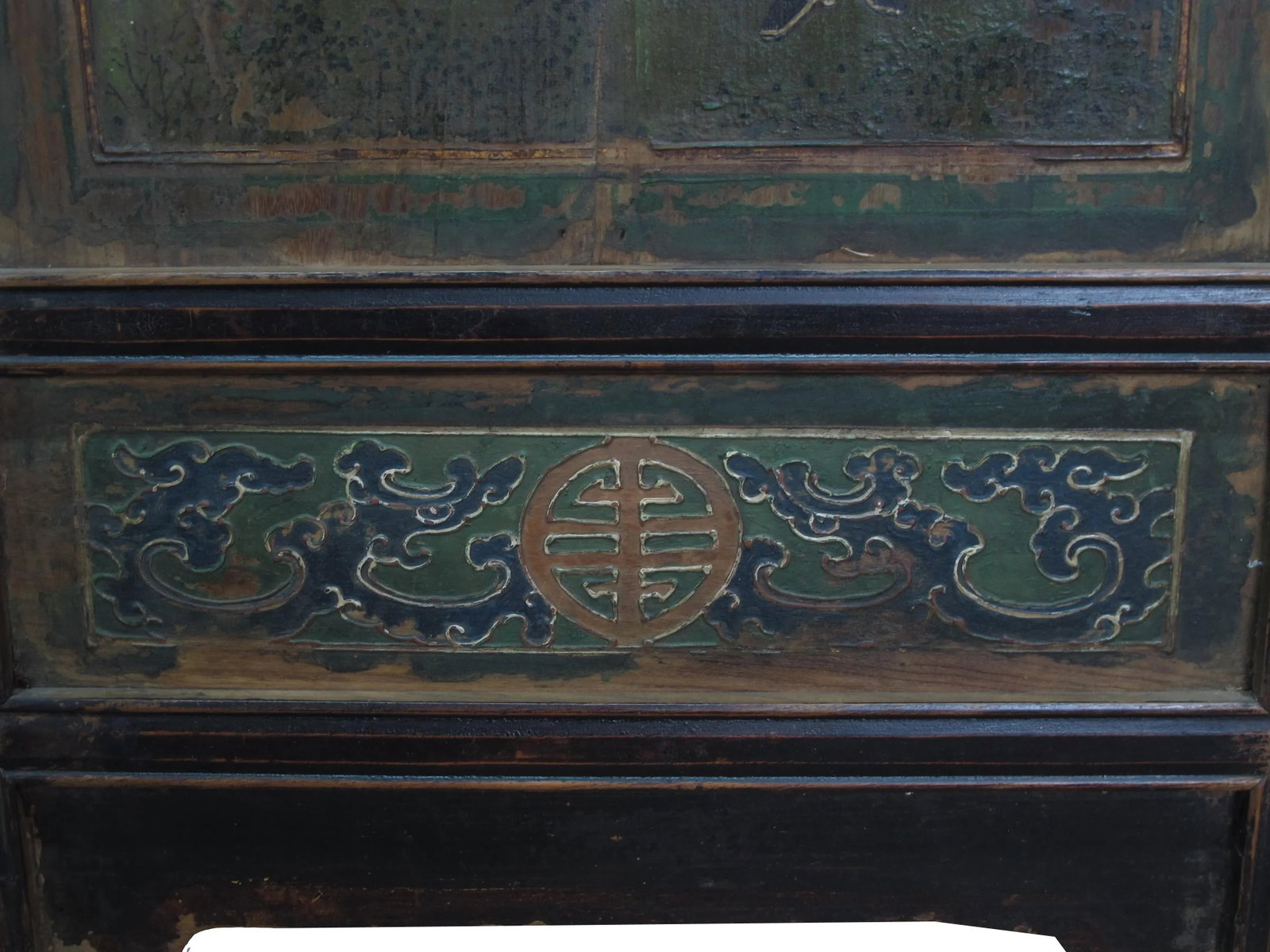 Mid 19th Century Hand Painted Room Divider - Set of 6 - 10