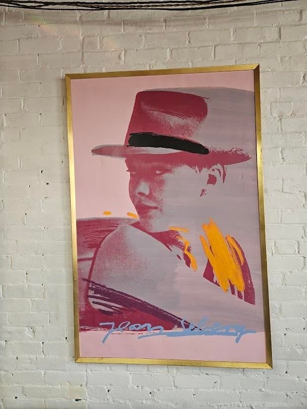 Andy Warhol Style "Jean Seberg" Pop Art Screenprint – Framed - 2