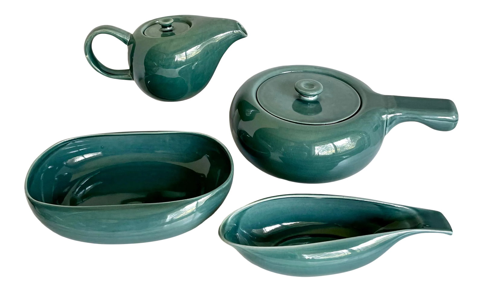 Mid 20th Century Russel Wright Steubenville Mid-Century Pottery Serving Set - Set of 4 (1 of 13)
