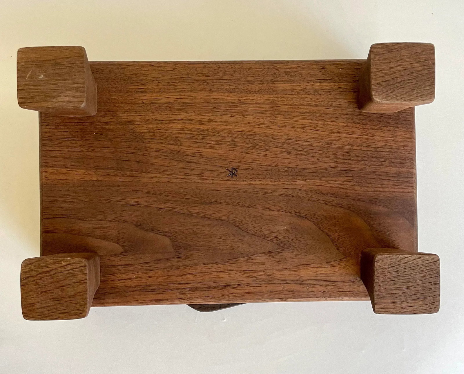 Mid 20th Century Hand-Made Signed Art Deco Wood Jewelry Accessory Box - 12