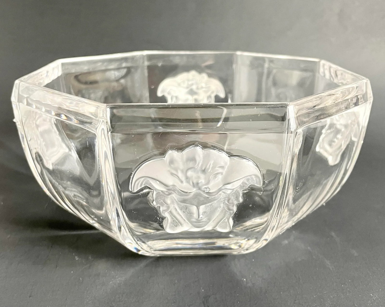 Versace Rosenthal Medusa Lumiere Crystal Bowl - 10
