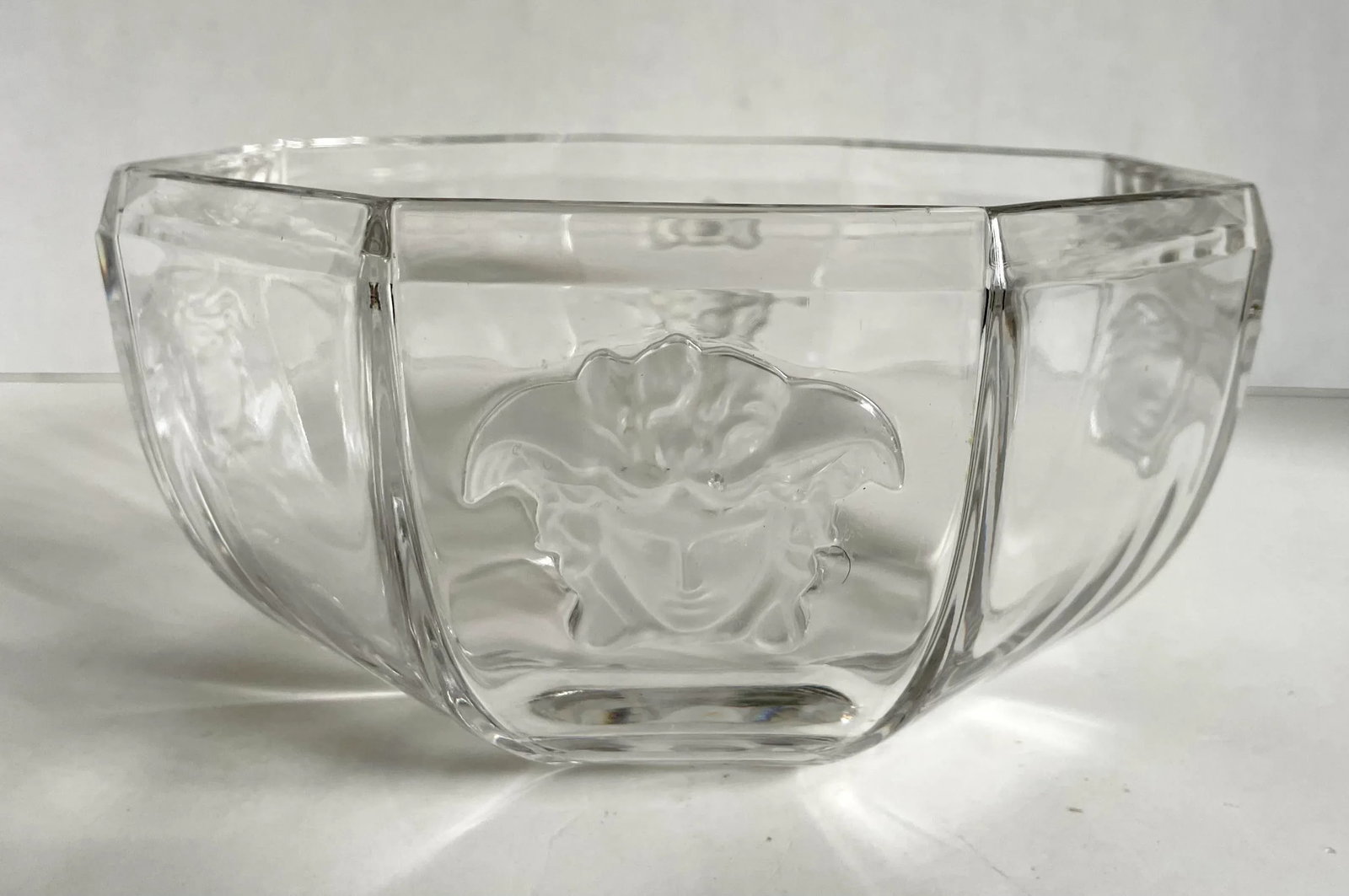 Versace Rosenthal Medusa Lumiere Crystal Bowl - 2
