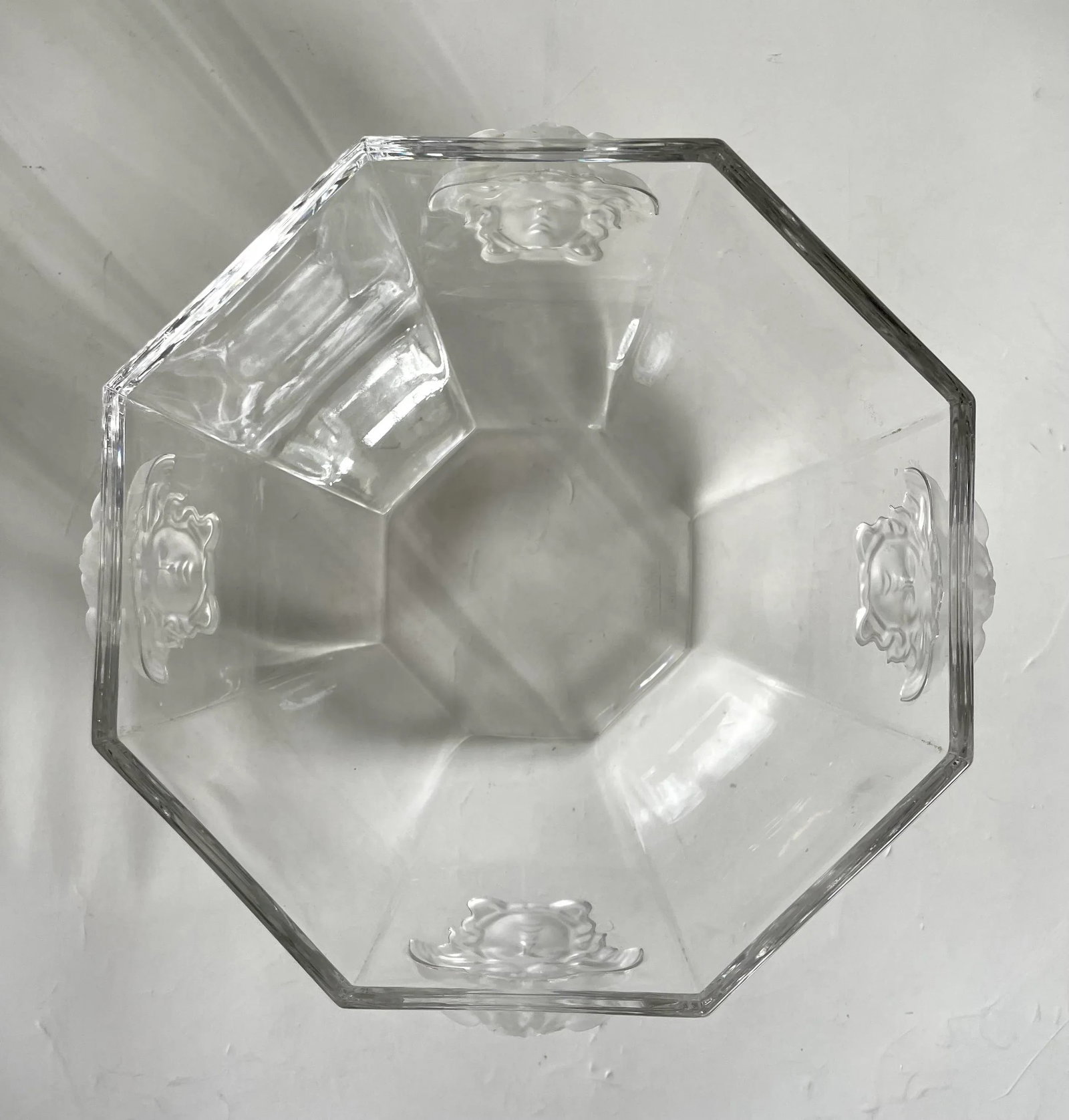 Versace Rosenthal Medusa Lumiere Crystal Bowl - 3