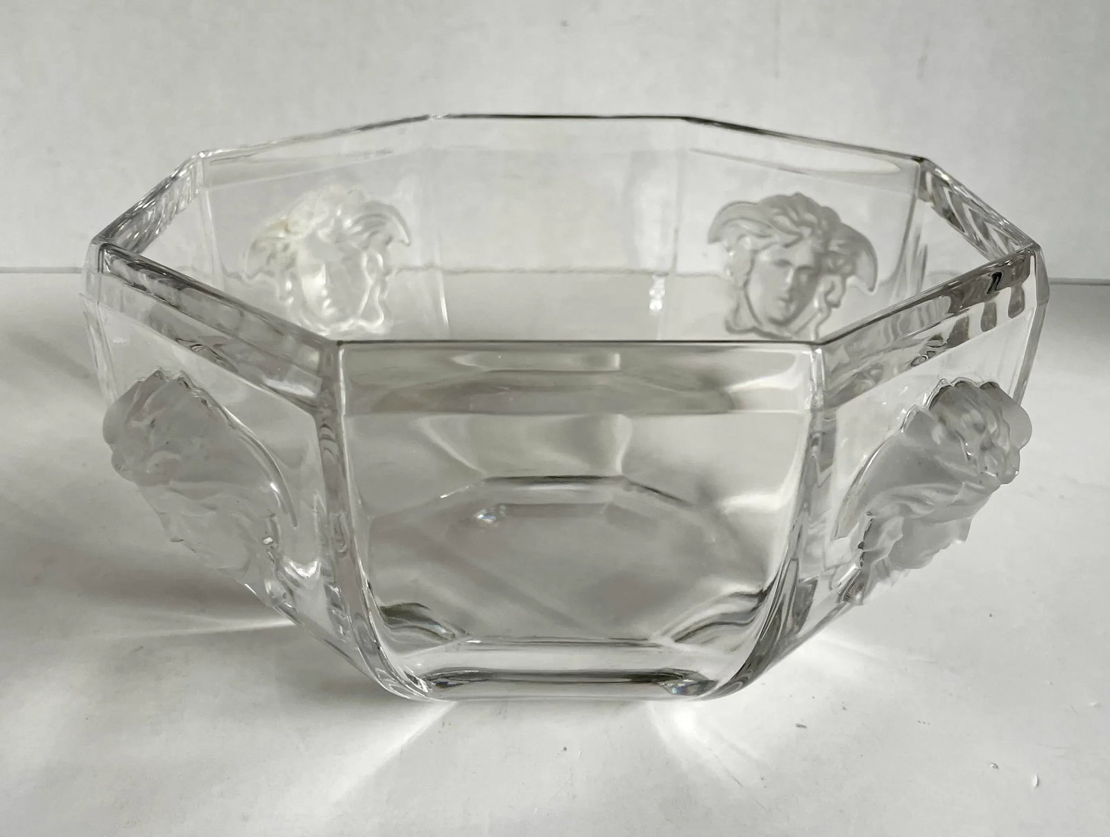 Versace Rosenthal Medusa Lumiere Crystal Bowl - 4