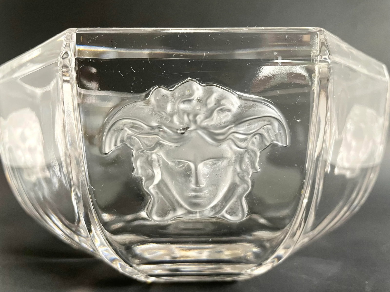 Versace Rosenthal Medusa Lumiere Crystal Bowl - 6