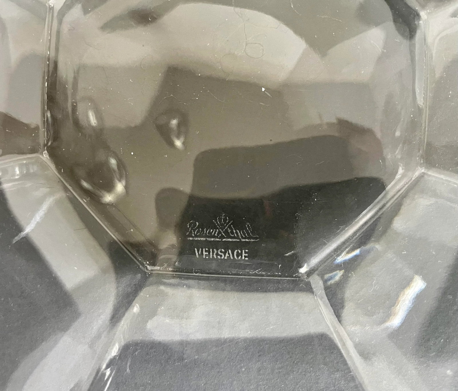 Versace Rosenthal Medusa Lumiere Crystal Bowl - 9