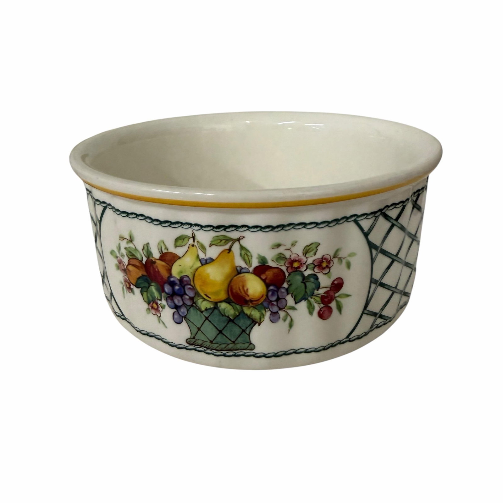 Late 20th Century Villeroy & Boch Vilbofour Basket Soufflé Bowls - Set of 3 - 2