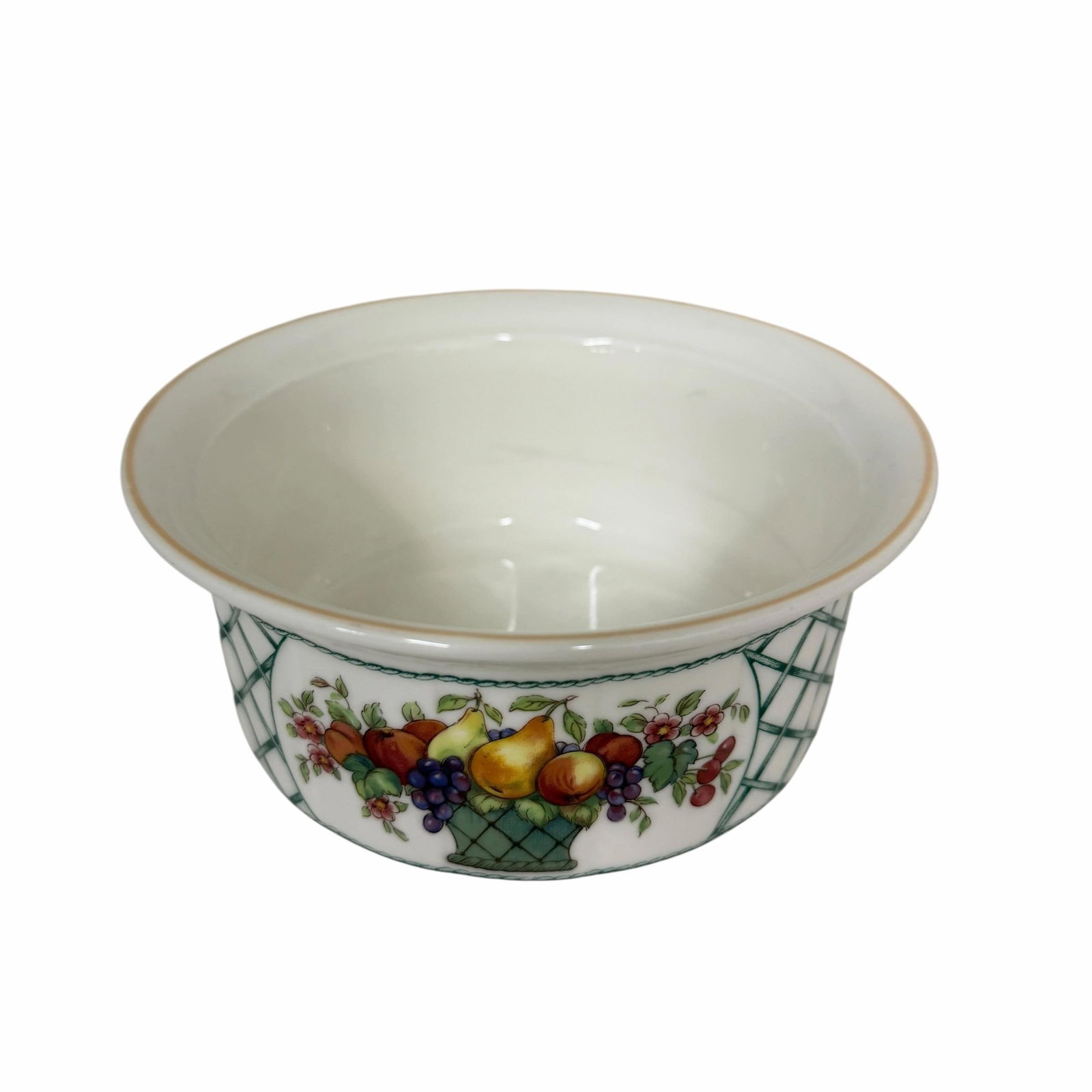 Late 20th Century Villeroy & Boch Vilbofour Basket Soufflé Bowls - Set of 3 - 4