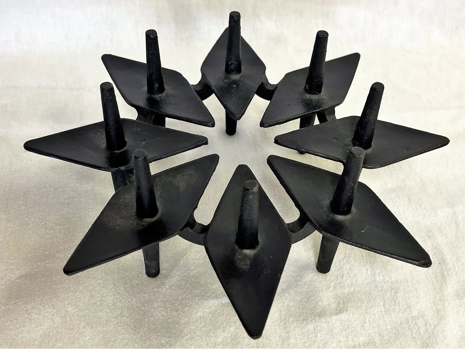1960's Jens H Quistgaard for Dansk Cast Iron Candle Holder - 11