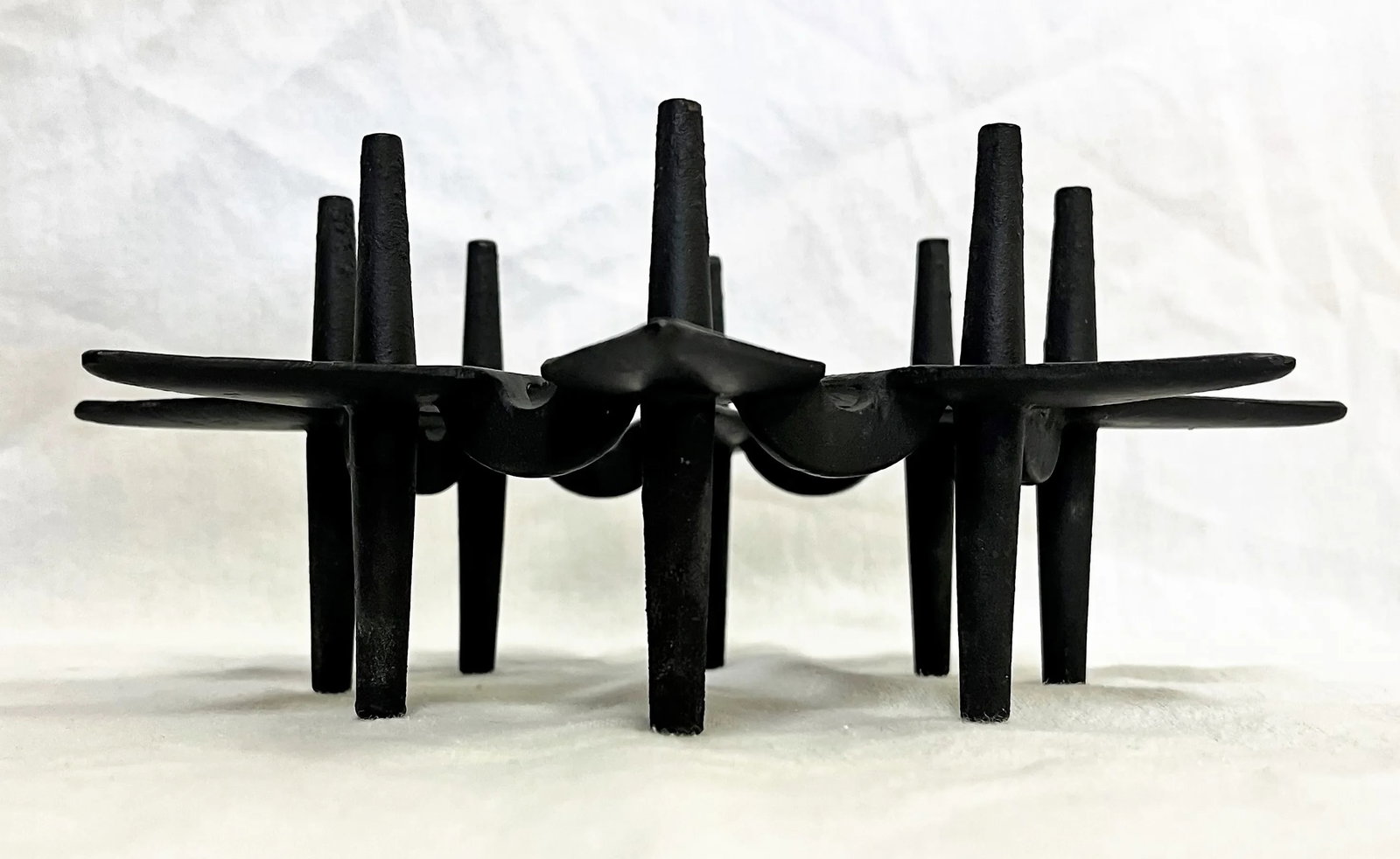1960's Jens H Quistgaard for Dansk Cast Iron Candle Holder - 2