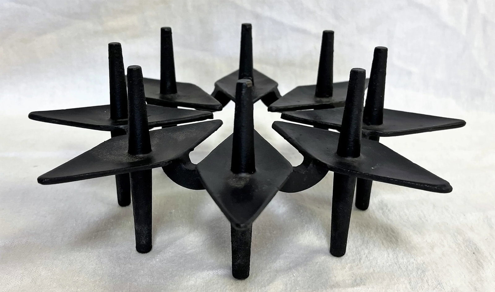 1960's Jens H Quistgaard for Dansk Cast Iron Candle Holder - 4