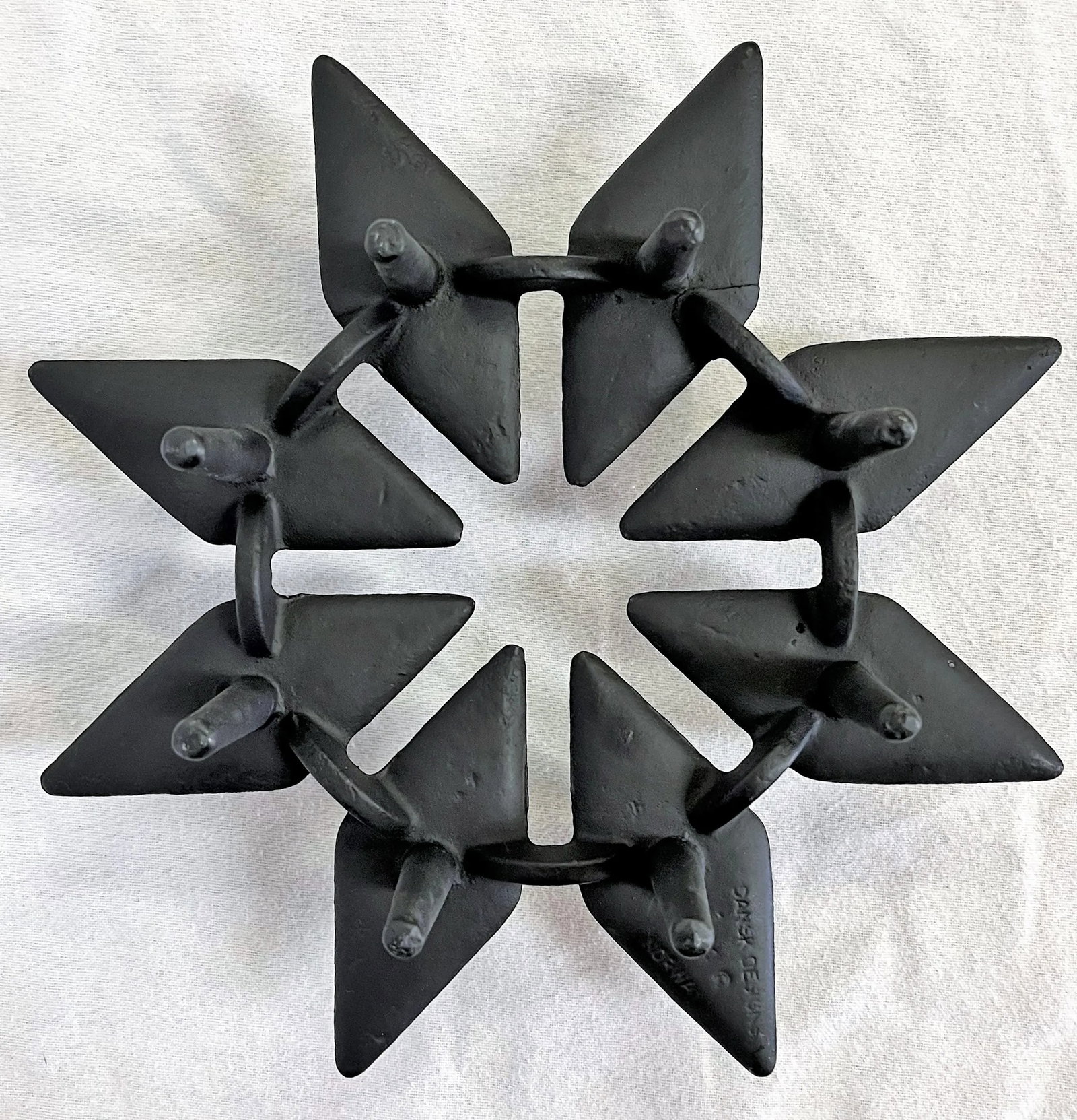1960's Jens H Quistgaard for Dansk Cast Iron Candle Holder - 8