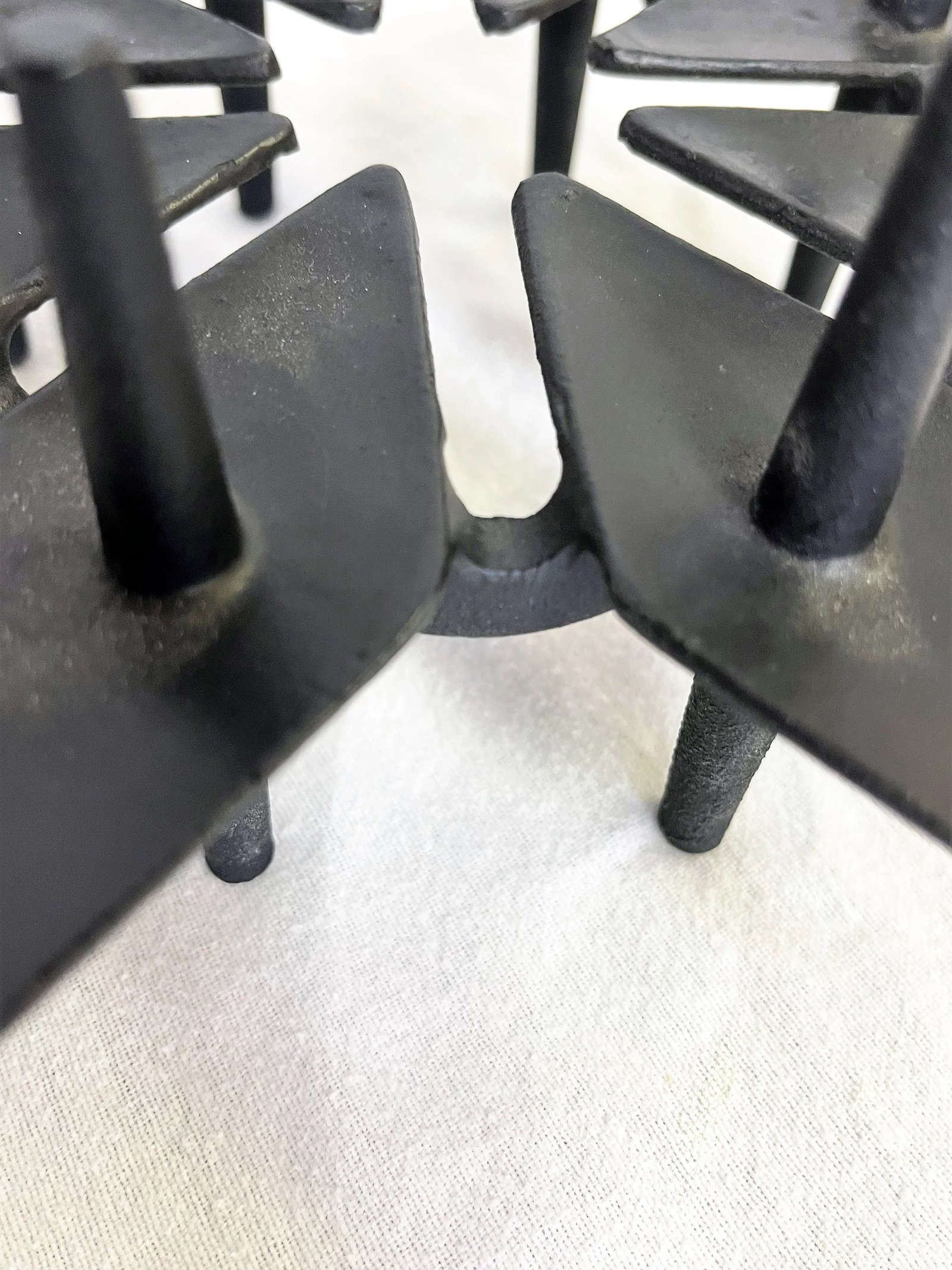 1960's Jens H Quistgaard for Dansk Cast Iron Candle Holder - 9