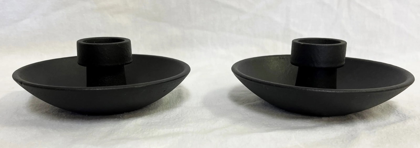 1960's Jens H Quistgaard for Dansk Cast Iron Convertible Candle Holders- a Pair - 10