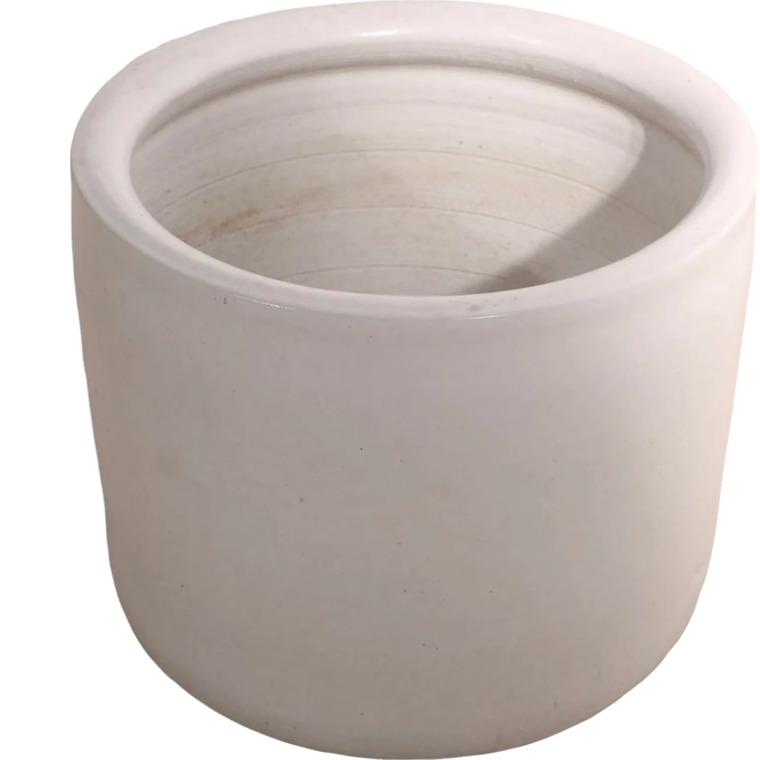 Large Mid Century White Planter Att. To Architectural Pottery (1 of 13)