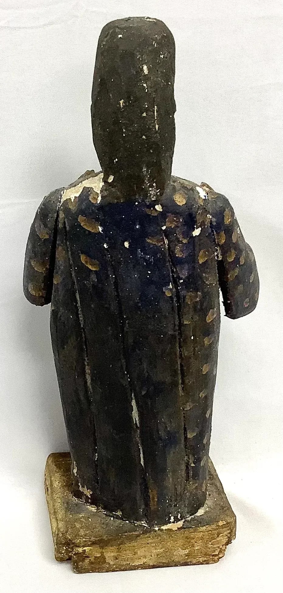 Antique Carved Wooden Spanish Colonial Santo - 4