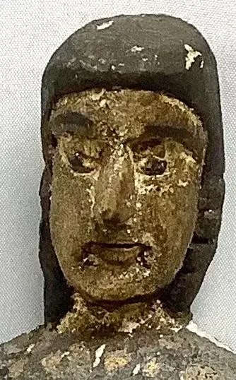 Antique Carved Wooden Spanish Colonial Santo - 6