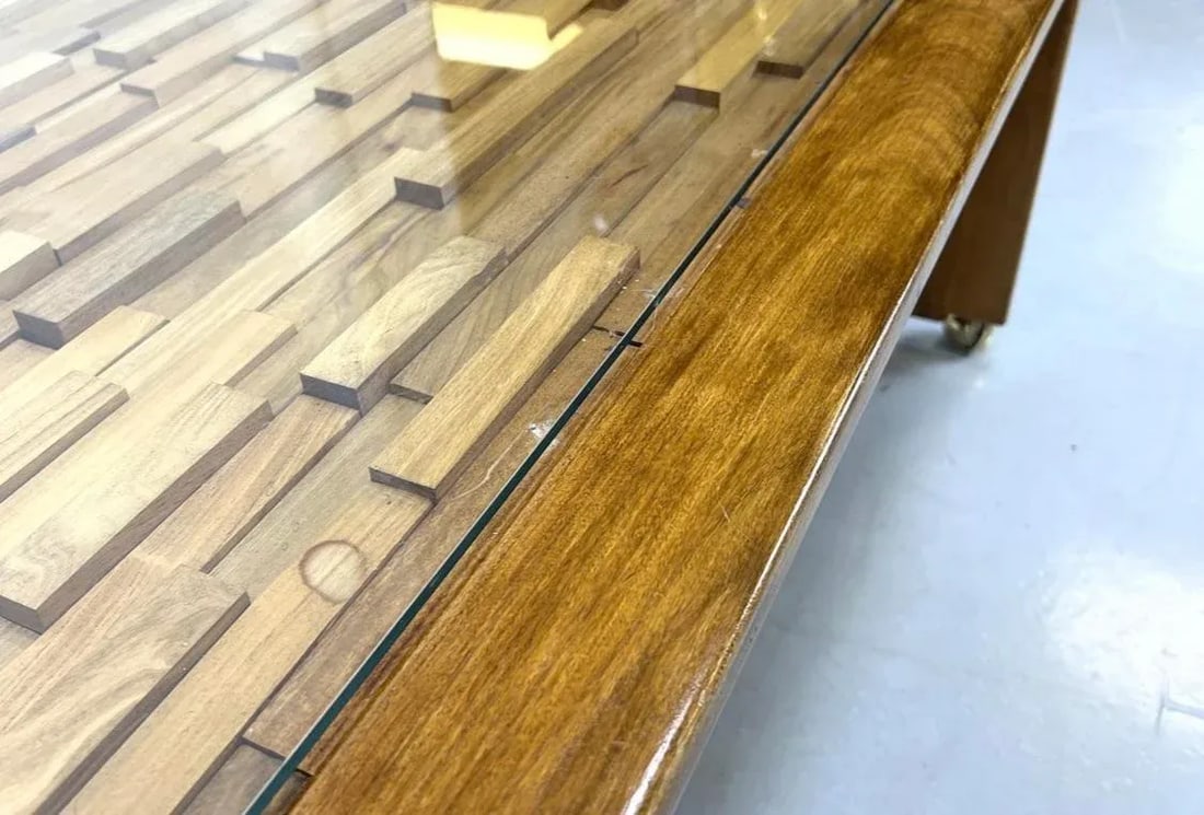 1960s Percival Lafer Sculptural Brazilian Brutalist Jacaranda Coffee Table - 9