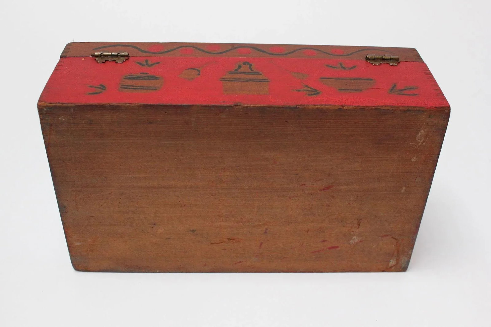 Early 20th Century Folk Art "American Eagle" Silhouette Decorative Box - 7