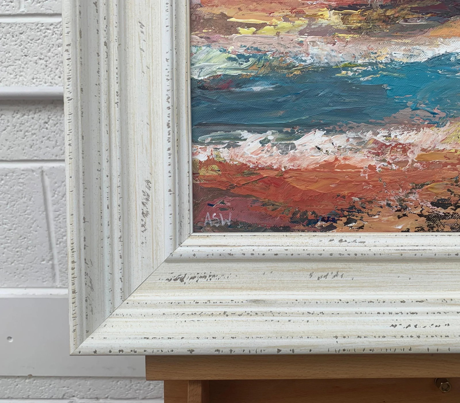 Colourful Expressive Abstract River Landscape Art by Contemporary British Artist - 6
