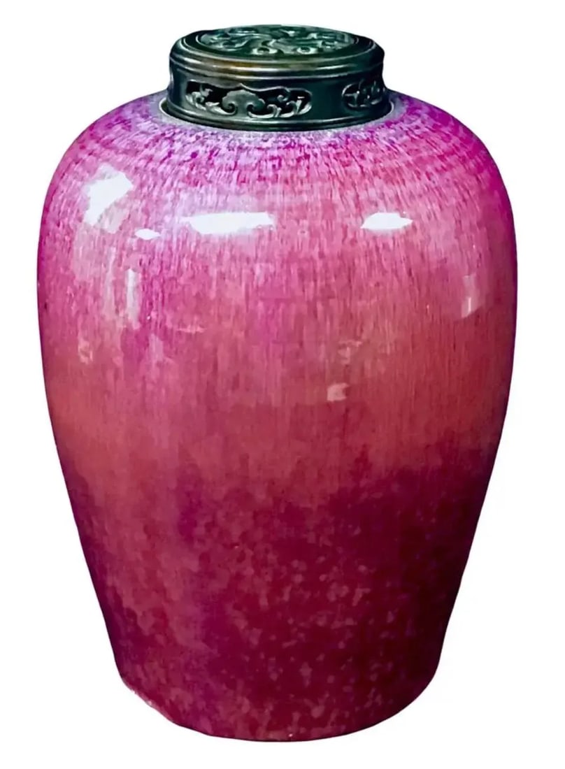 Early 19th Century Chinese Flambe Ginger Jar - 10