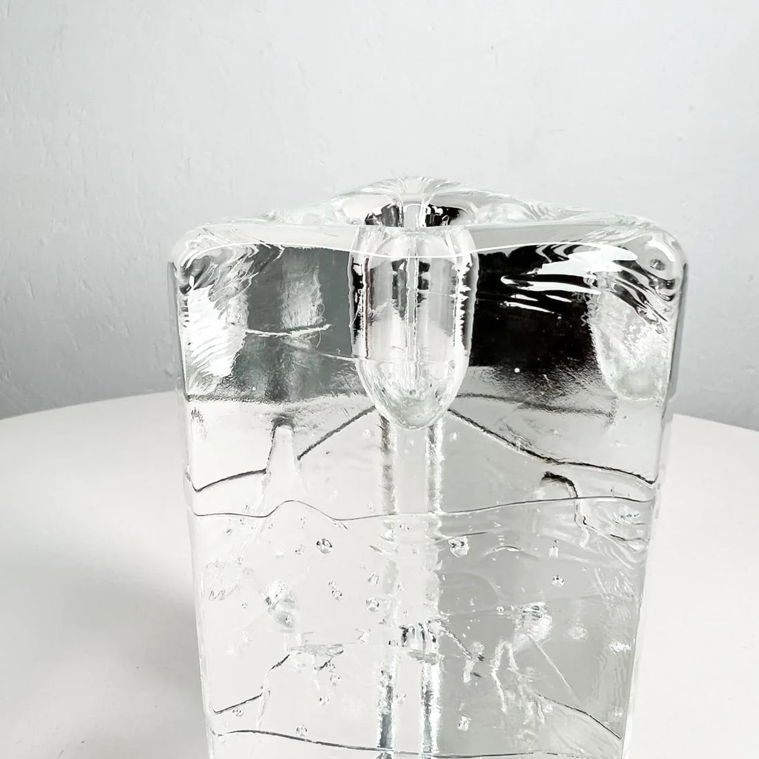 1970s Iittala Arkipelago Glass Icicle Candle Holders Timo Sarpaneva Finland - 10