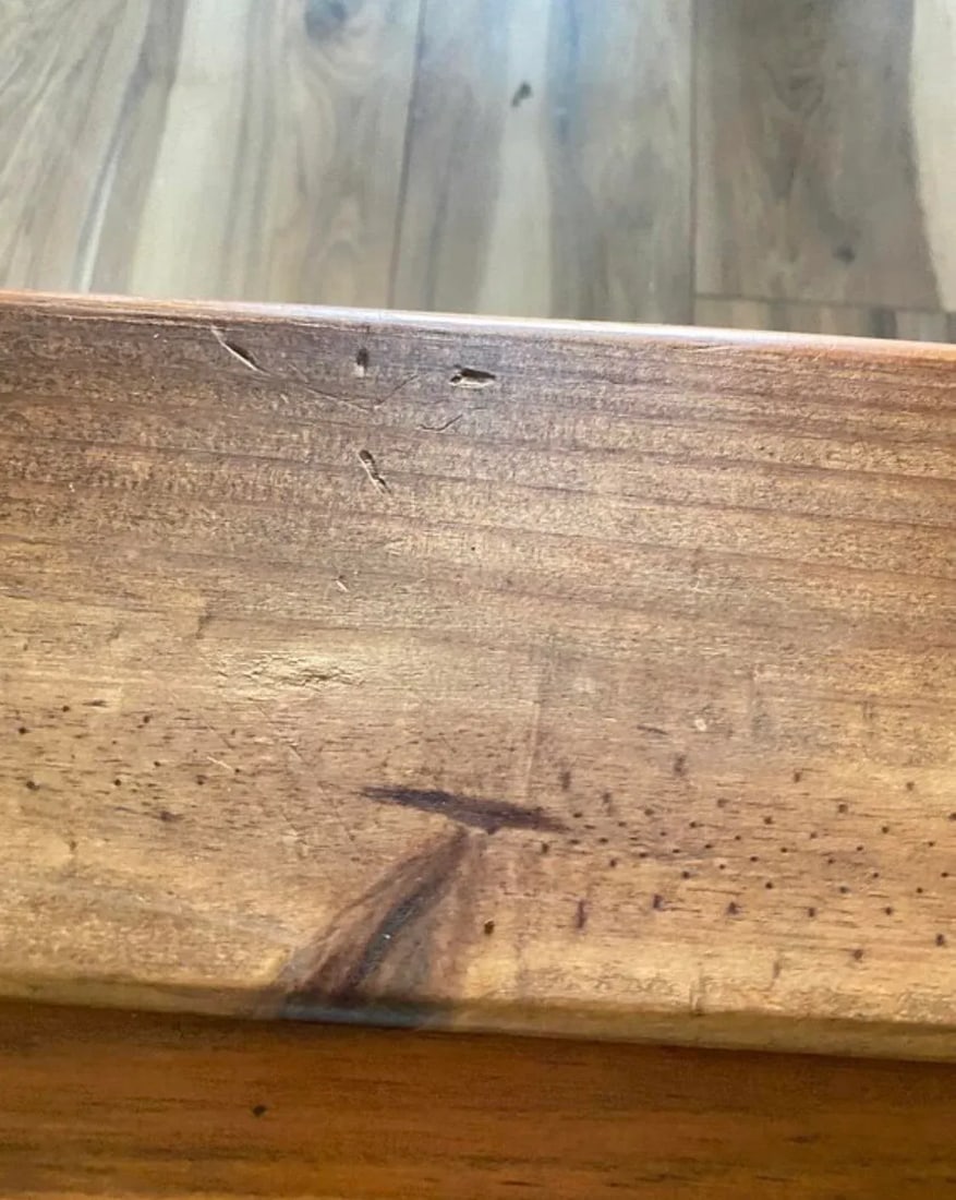 1970s Mexican Modern Carved Wood Coffee Table in Style of Evelyn Ackerman - 5