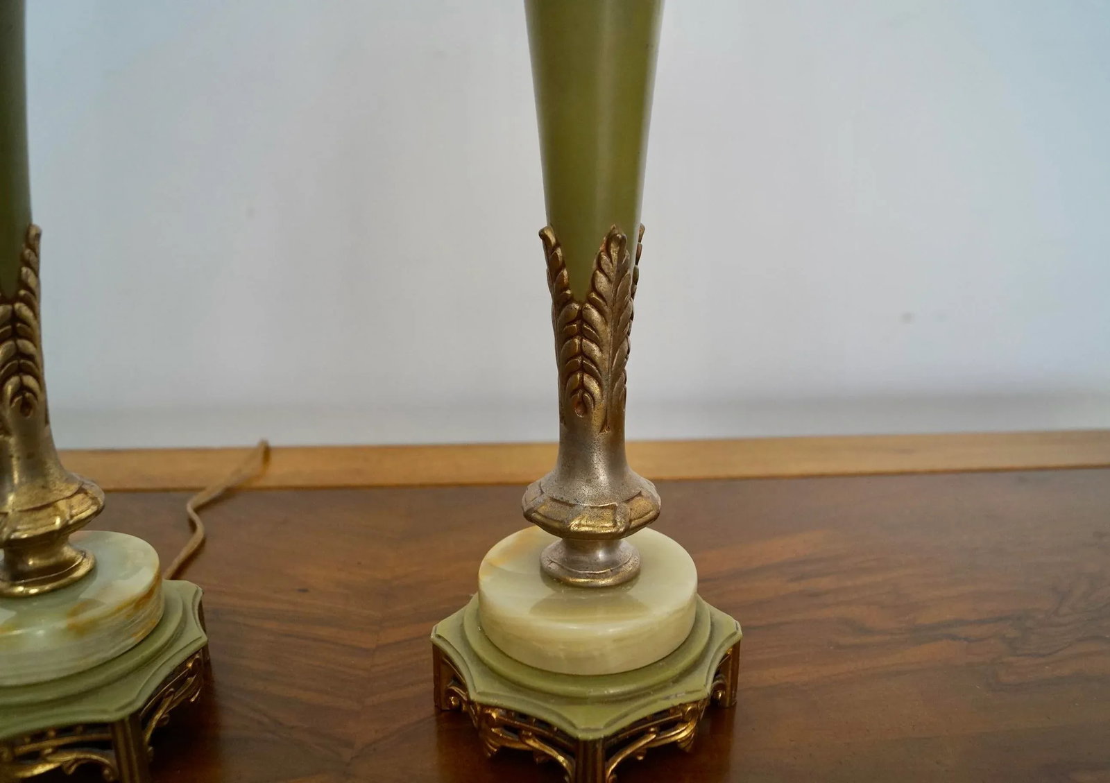 1940's Hollywood Regency Table Lamps - a Pair - 10