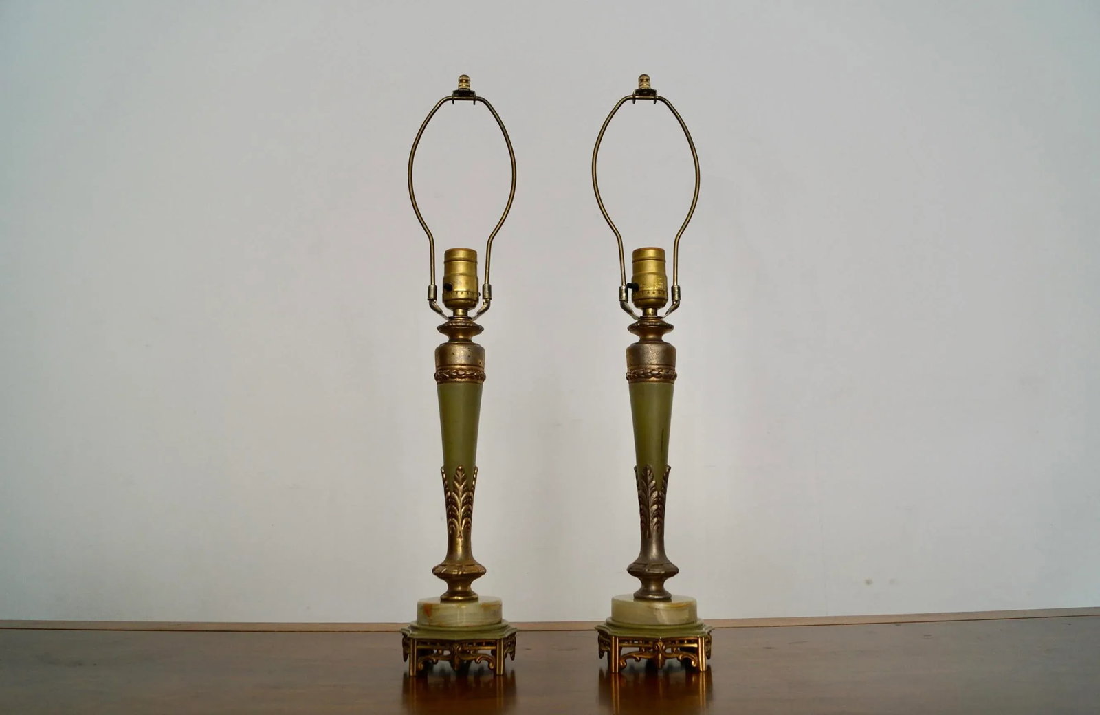 1940's Hollywood Regency Table Lamps - a Pair - 13