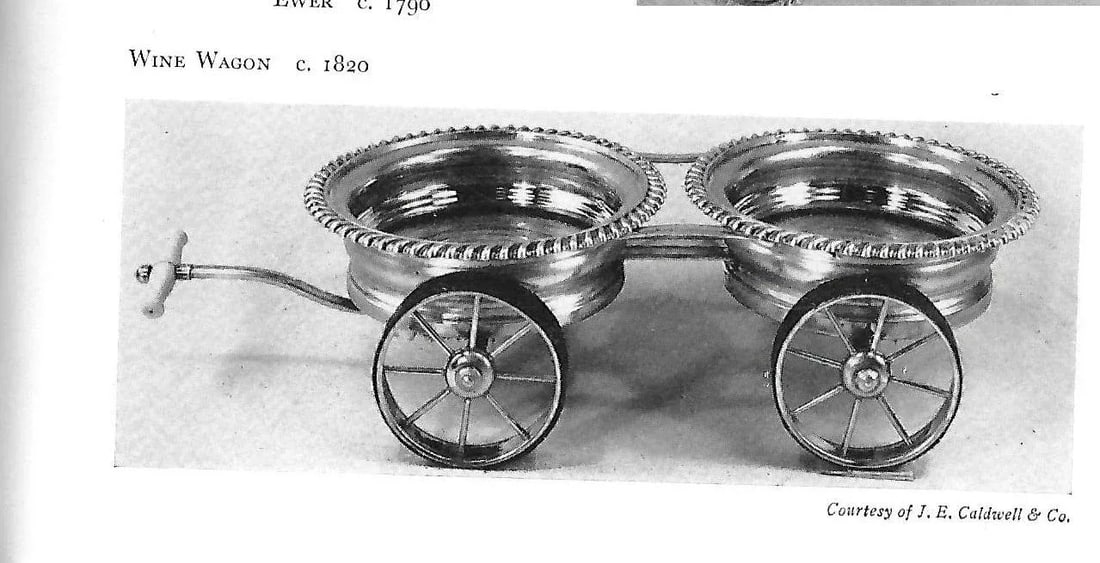 Antique Sheffield Silver Plate Twin Wine Wagon Coasters 1820 Georgian Style - 8