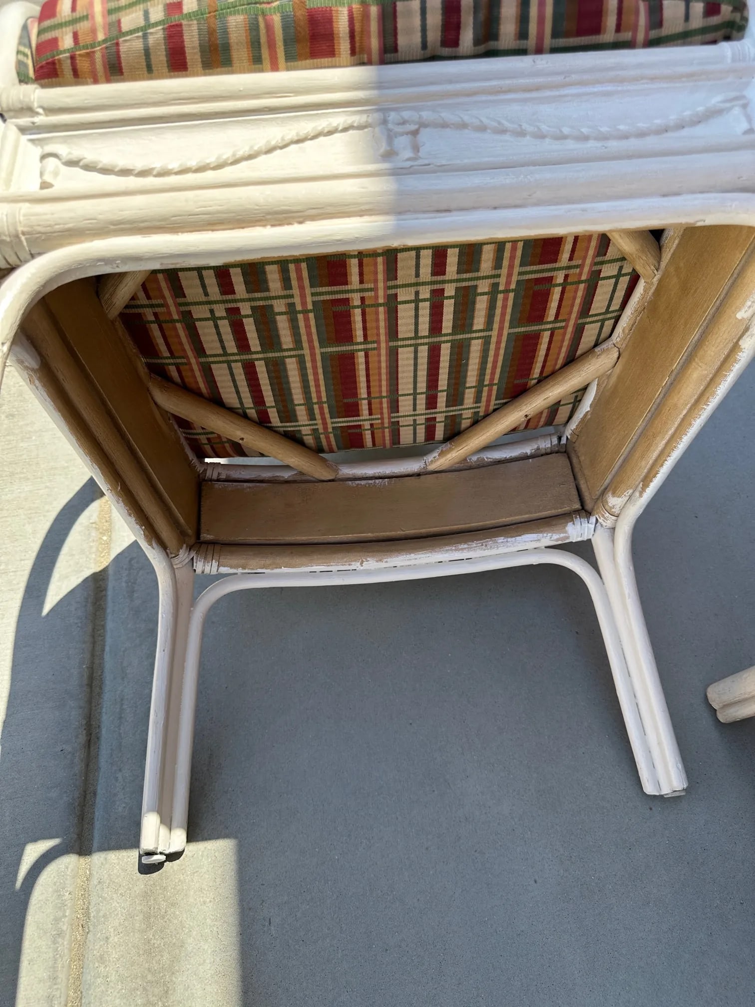 Vintage Bamboo Bentwood Rattan Wheat Back Dining Armchairs - Set of 4 - 12