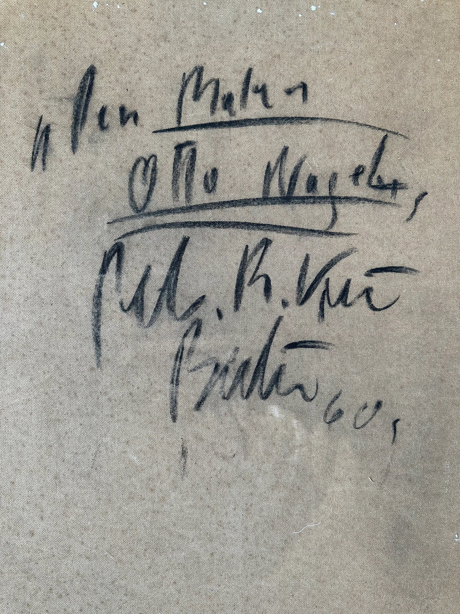 1964 Titled Original Peter Keil Painting - 12