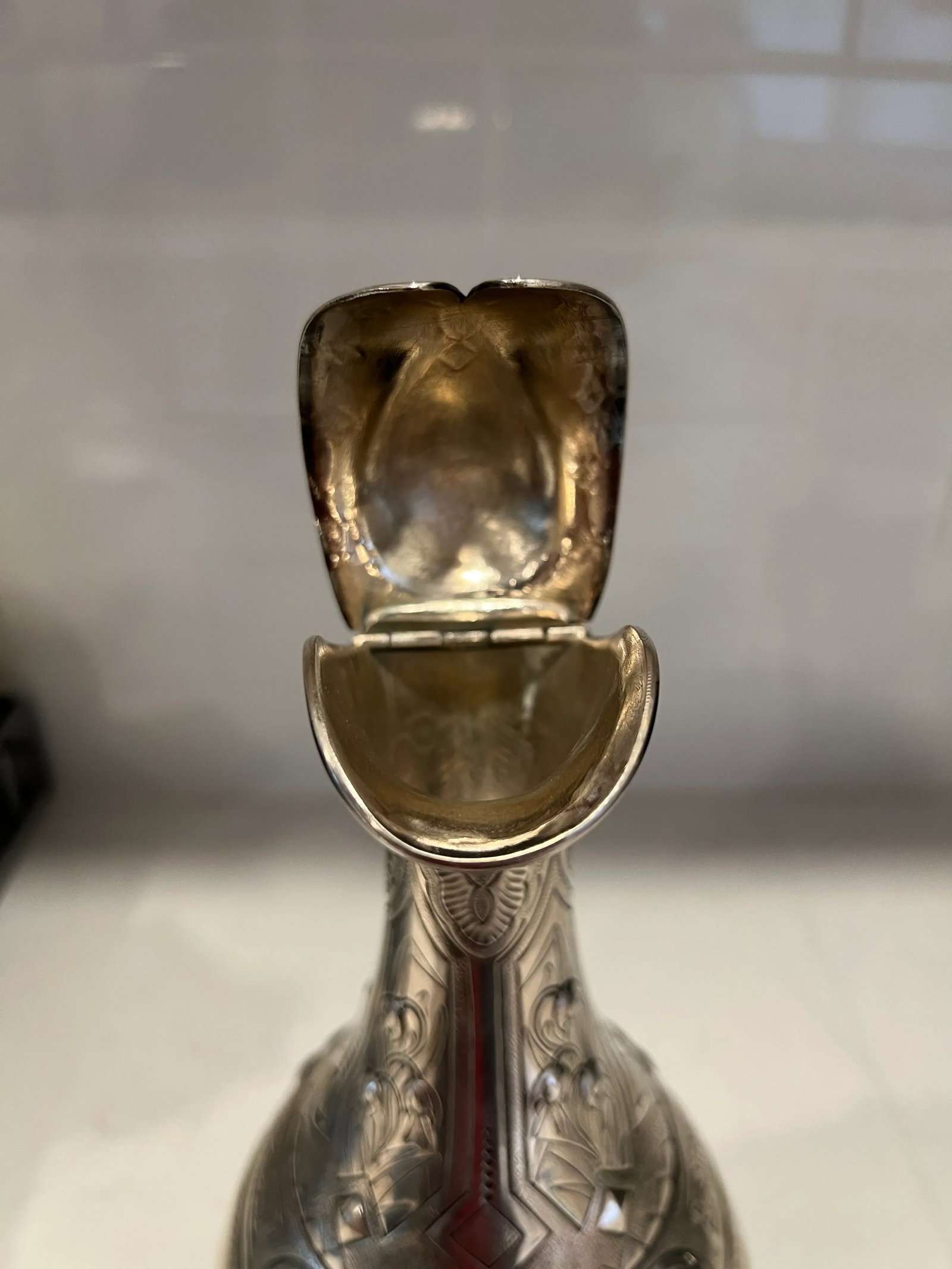 American Coin Silver Balmain Regatta "Gardiner Cup" Ewer Circa 1875 - 7
