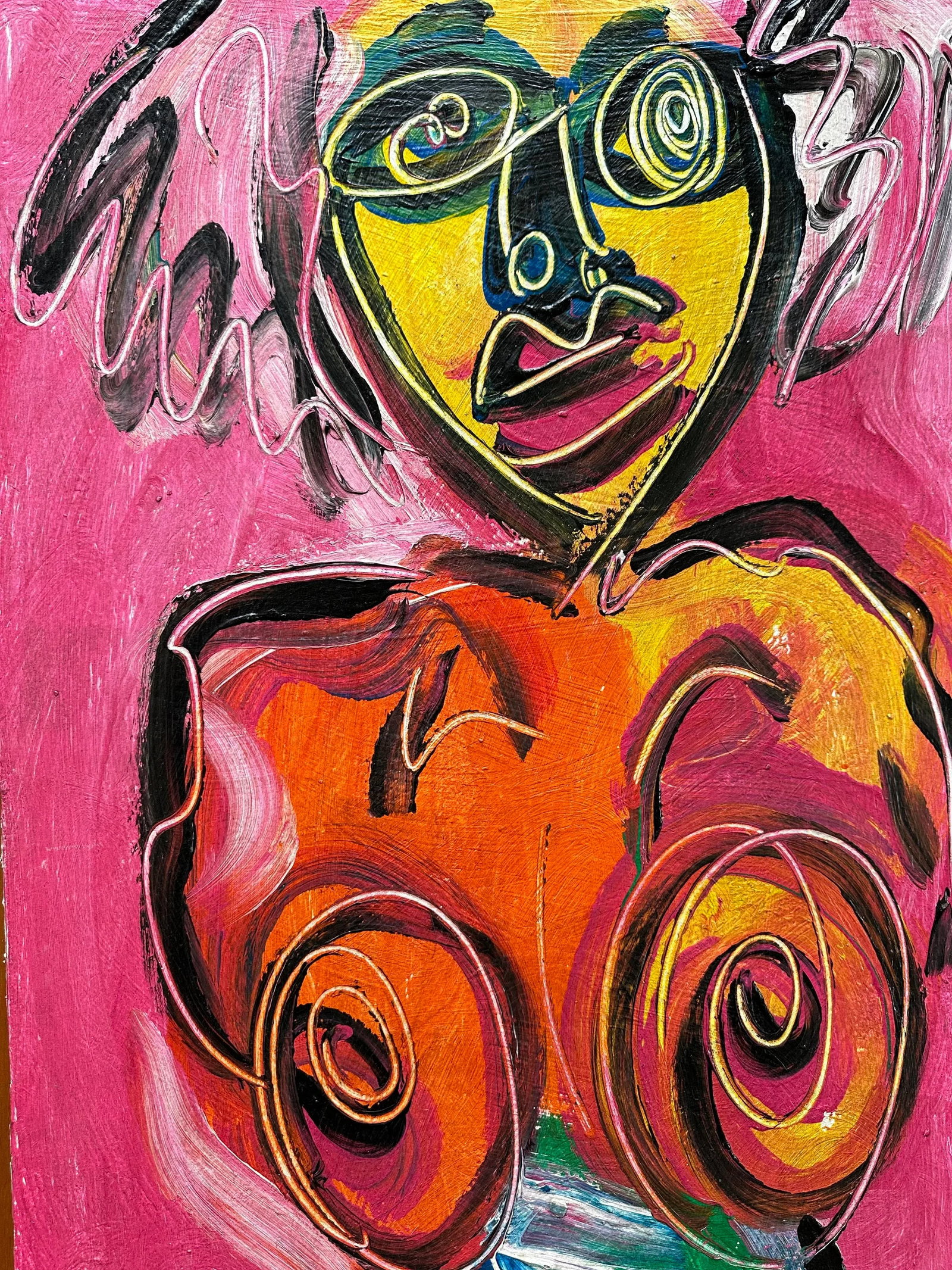 Large Titled Painting by Peter Keil, 1967 - 3