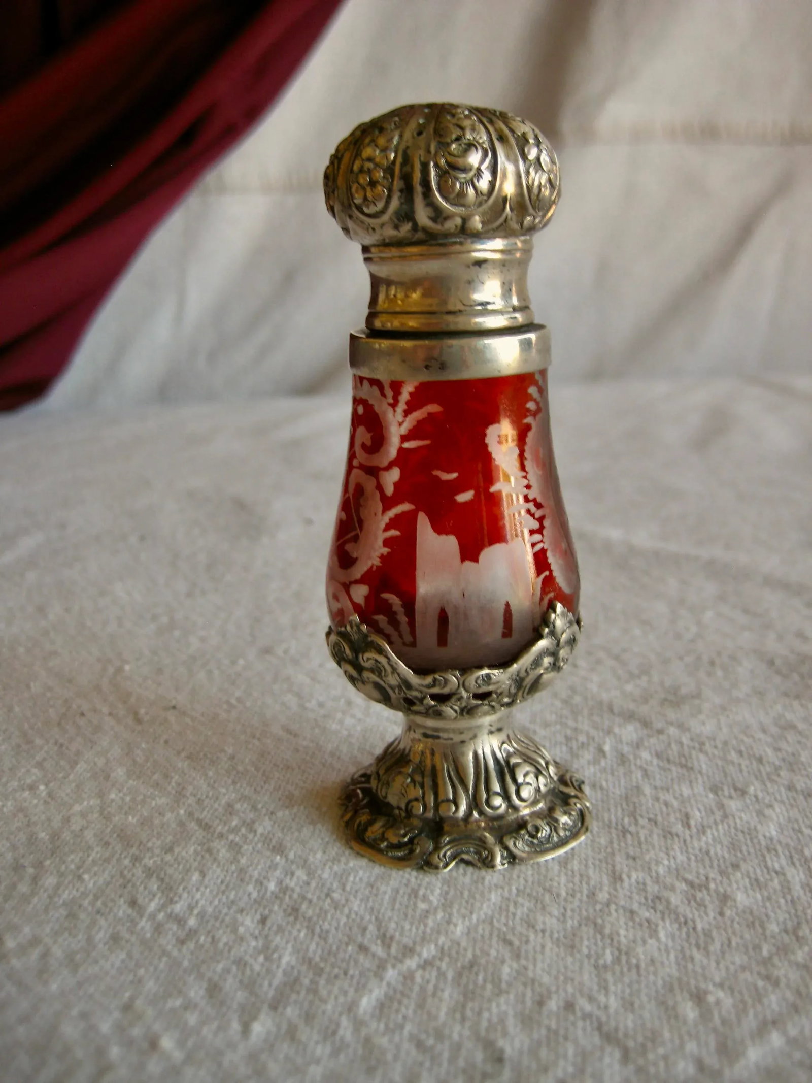 Crystal and Silver Salt Shaker, Late 18 Hundreds - 2