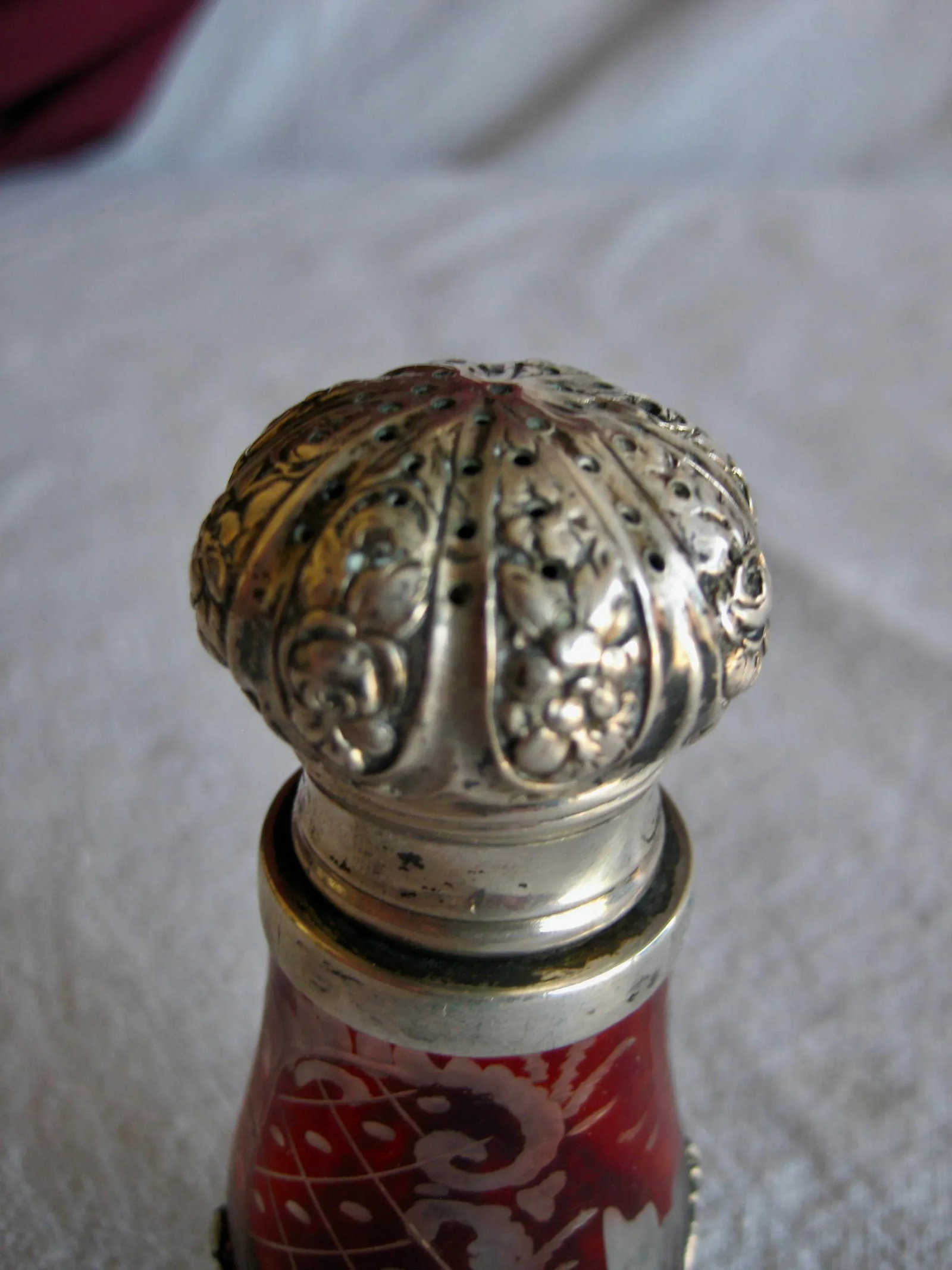 Crystal and Silver Salt Shaker, Late 18 Hundreds - 5