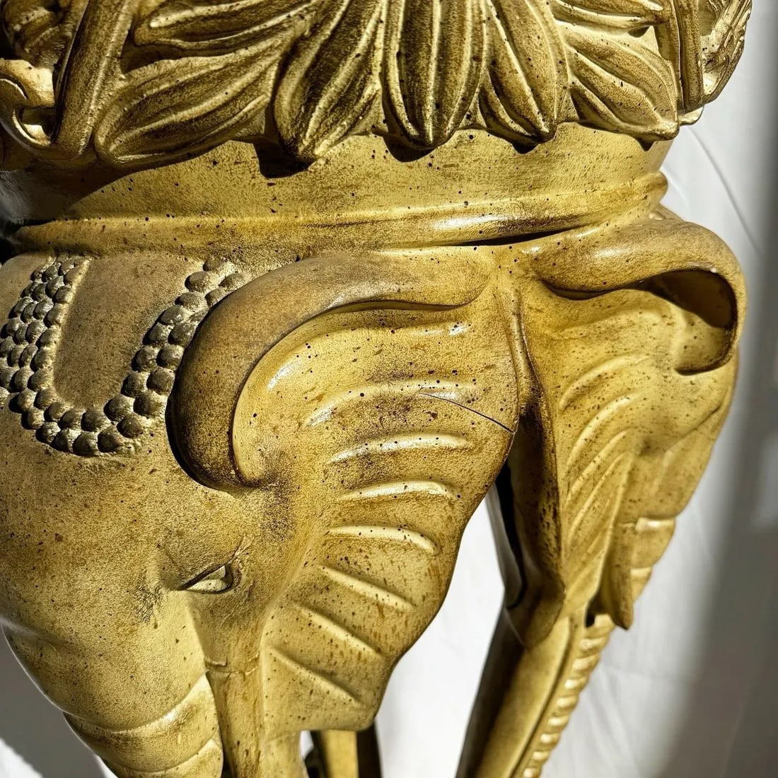 Regency Three Elephant Plant Stand/Planter/Planter - 9
