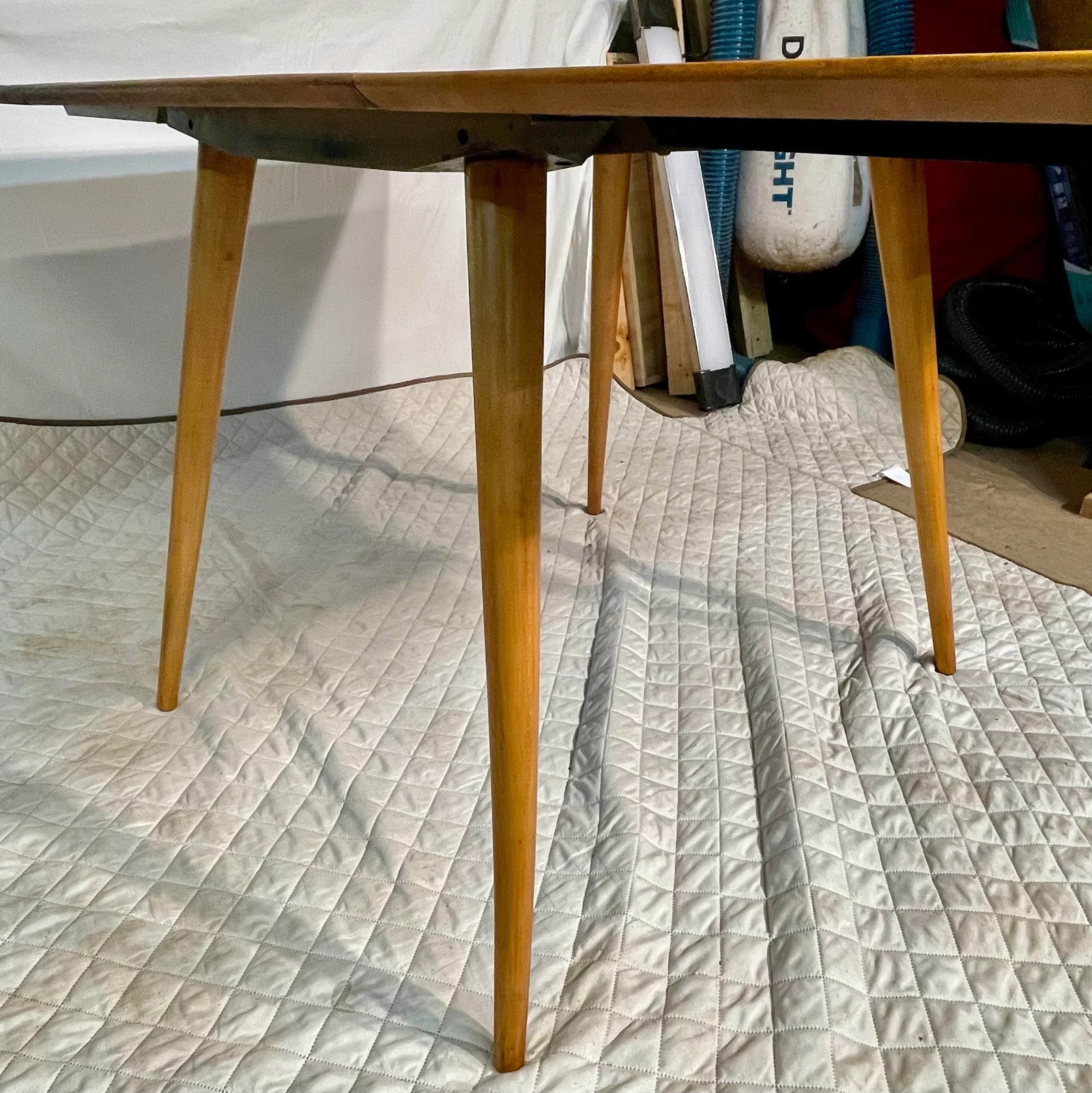 Paul McCobb Attributed Midcentury Maple Drop Leaf Table - 9