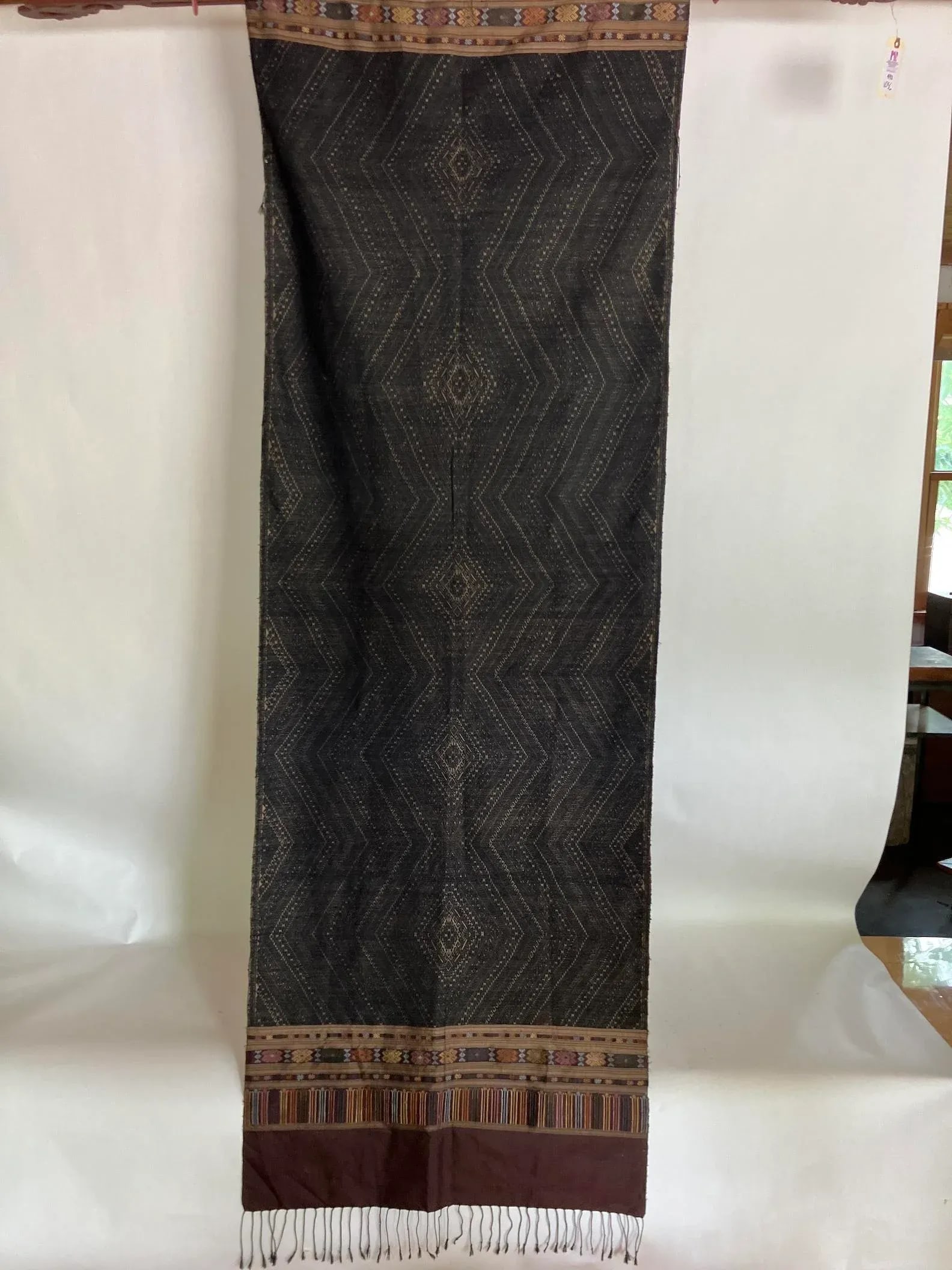 Early 20th Century Pha Biang Ceremonial Shawl, Tai Daeng People, Northern Laos - 5