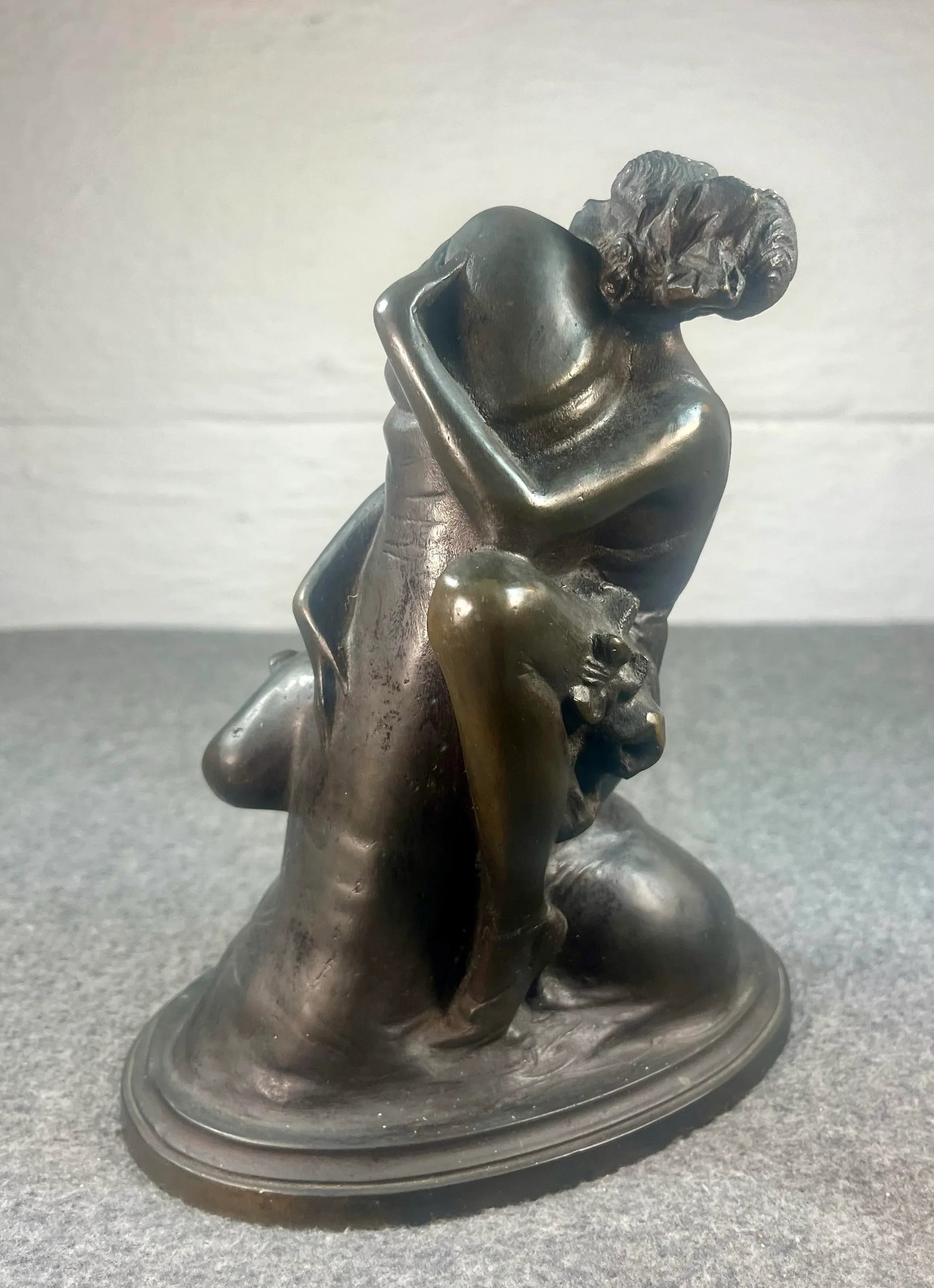 Austrian Bronze Sculpture "The Hugger" by Bruno Zach - 5