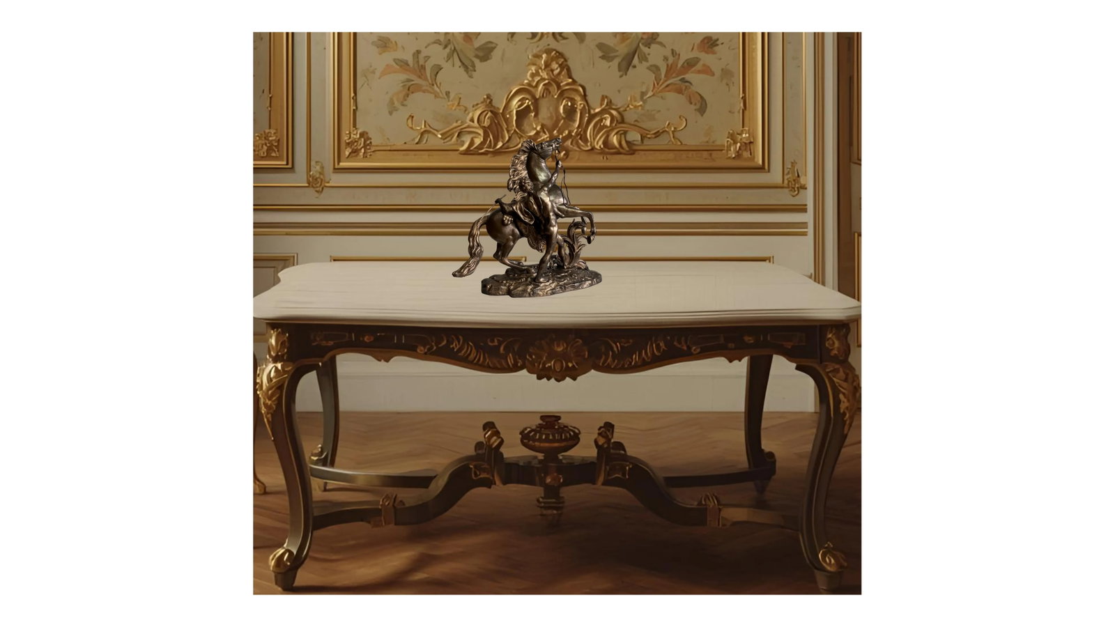 Antique Bronze Sculpture Styled After Cheval De Marly by Guillaume Coustou - 12