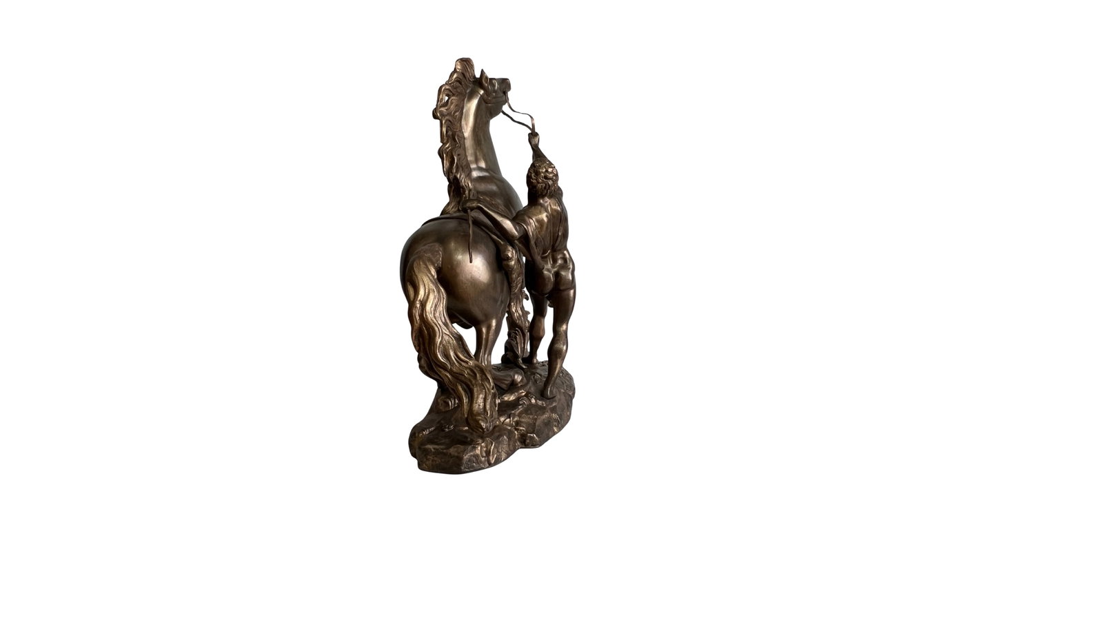 Antique Bronze Sculpture Styled After Cheval De Marly by Guillaume Coustou - 13