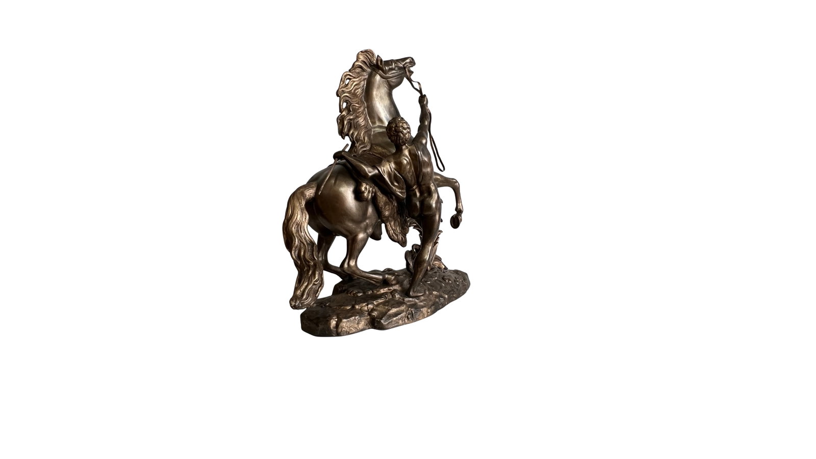 Antique Bronze Sculpture Styled After Cheval De Marly by Guillaume Coustou - 15