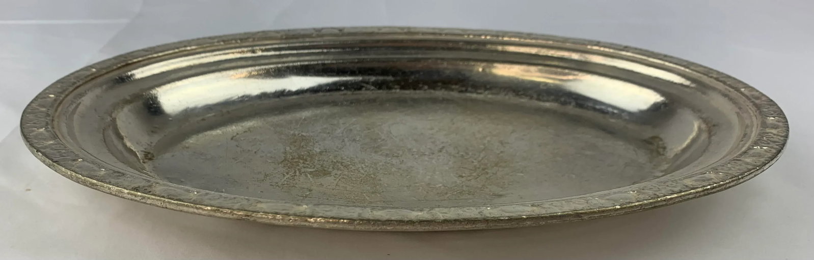 Mid 20th Century Waldorf Astoria Oval Silver Plated Tray - 4