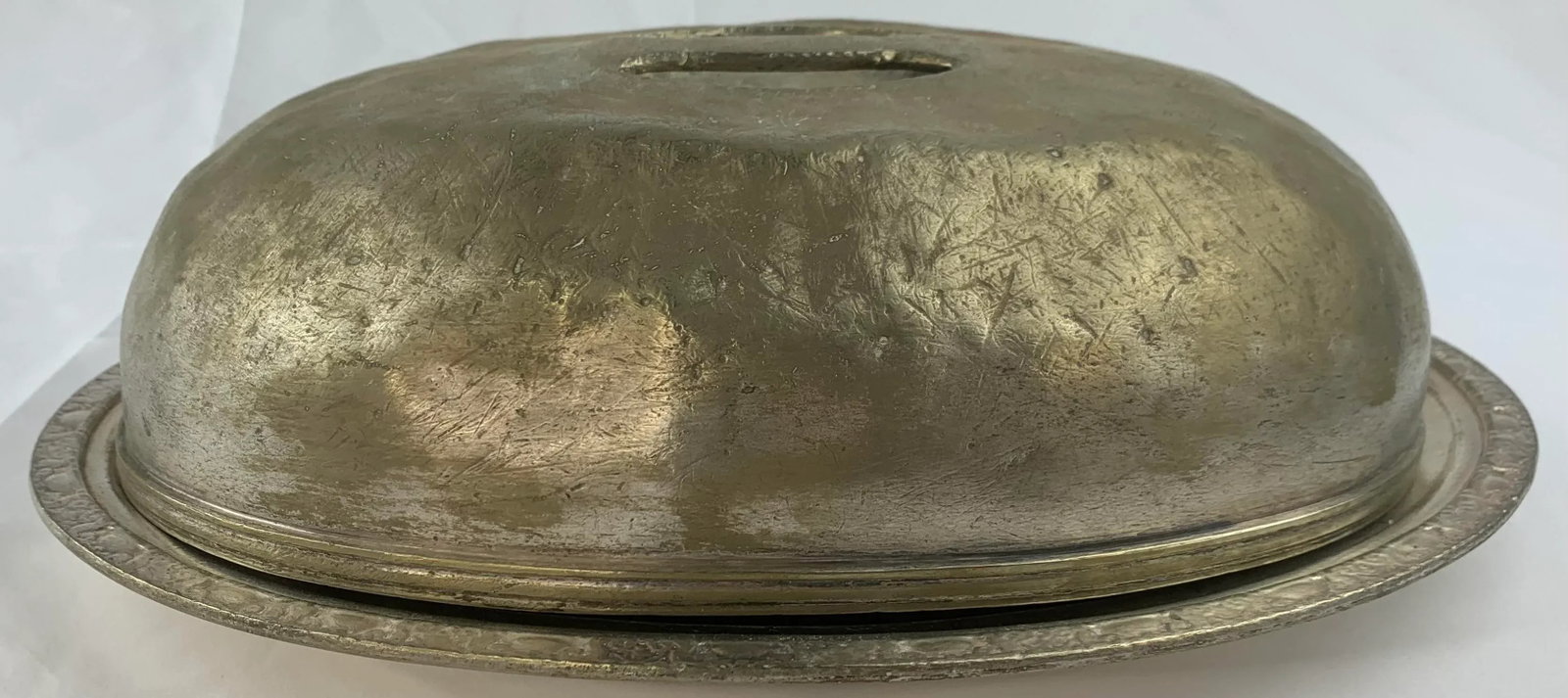 Antique Waldorf Astoria Lidded Serving Tray - 2