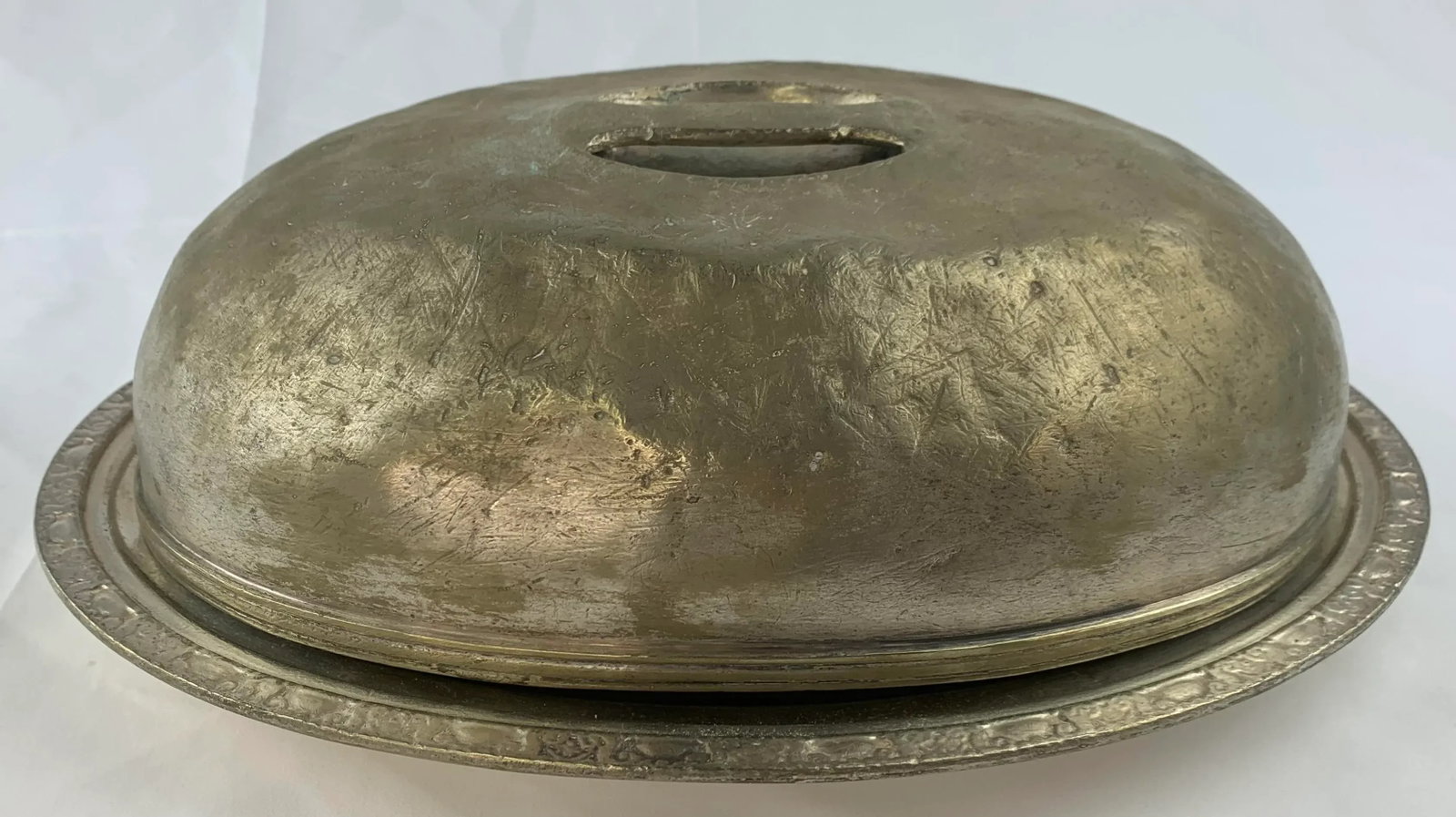 Antique Waldorf Astoria Lidded Serving Tray - 4