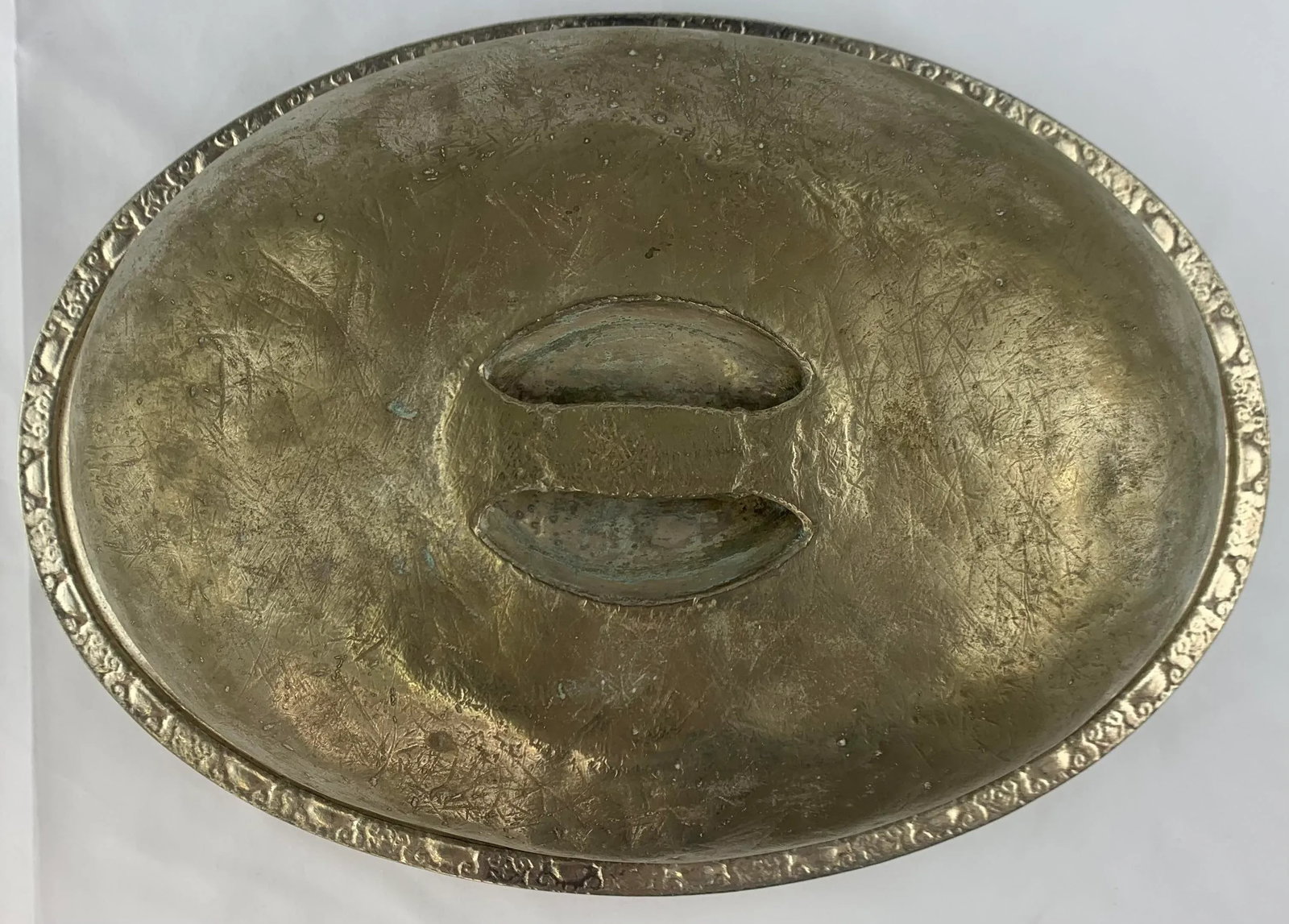 Antique Waldorf Astoria Lidded Serving Tray - 6