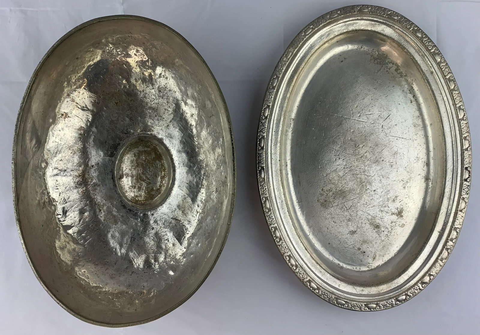 Antique Waldorf Astoria Lidded Serving Tray - 7