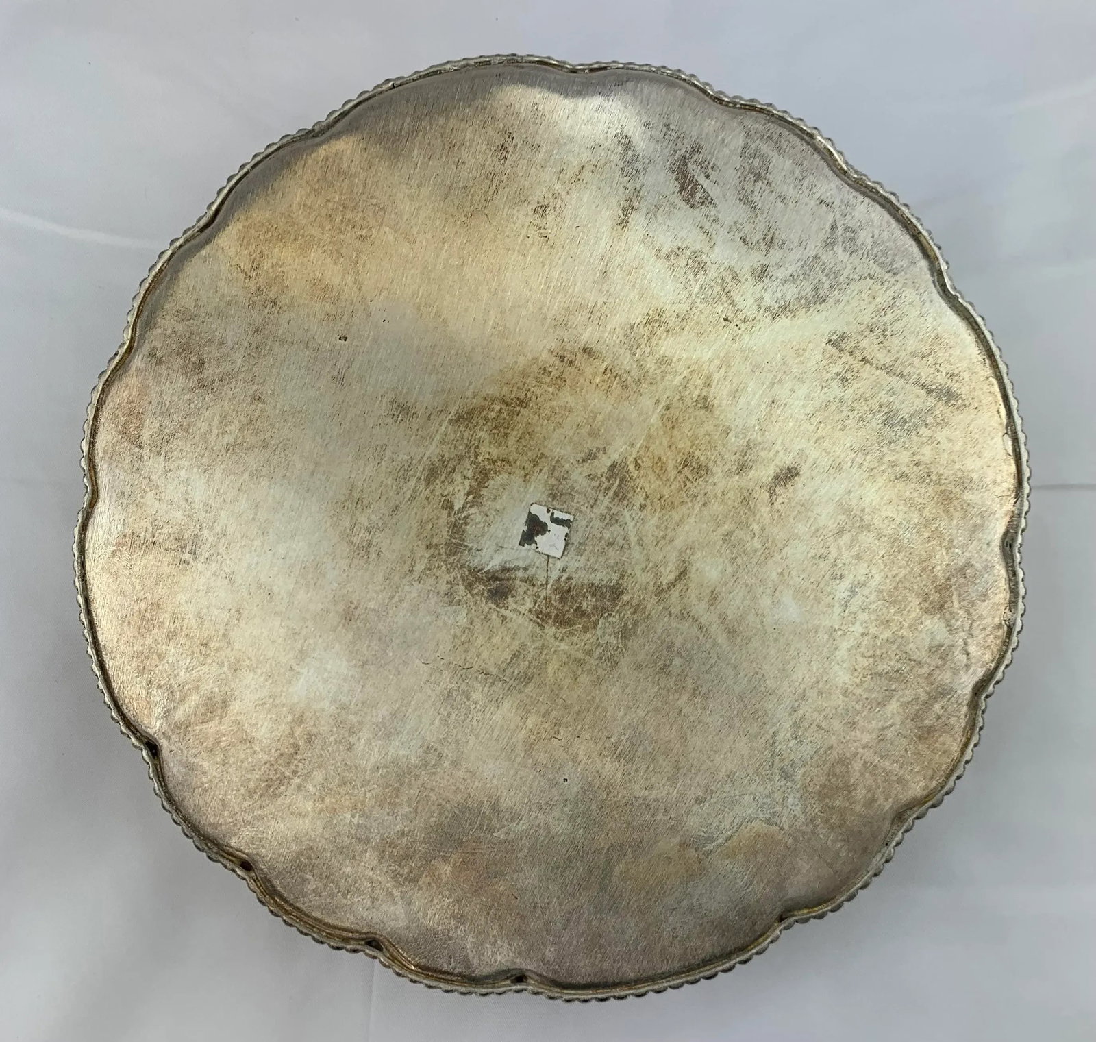 1960s Silverplate Circular Serving Bowl - 5