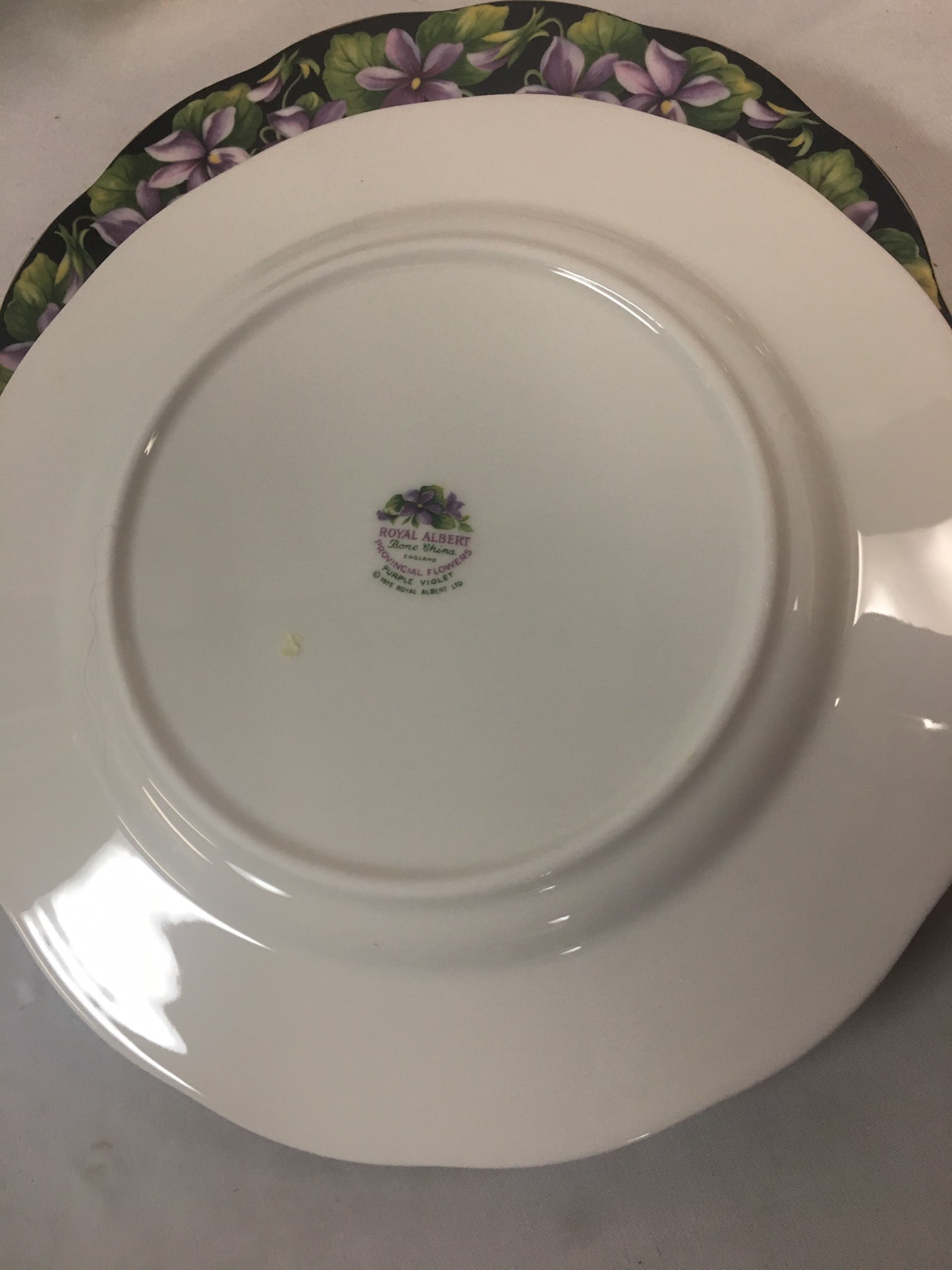 Royal Albert Provincial Flowers Porcelain Violets 18 Piece Dessert Set - 5